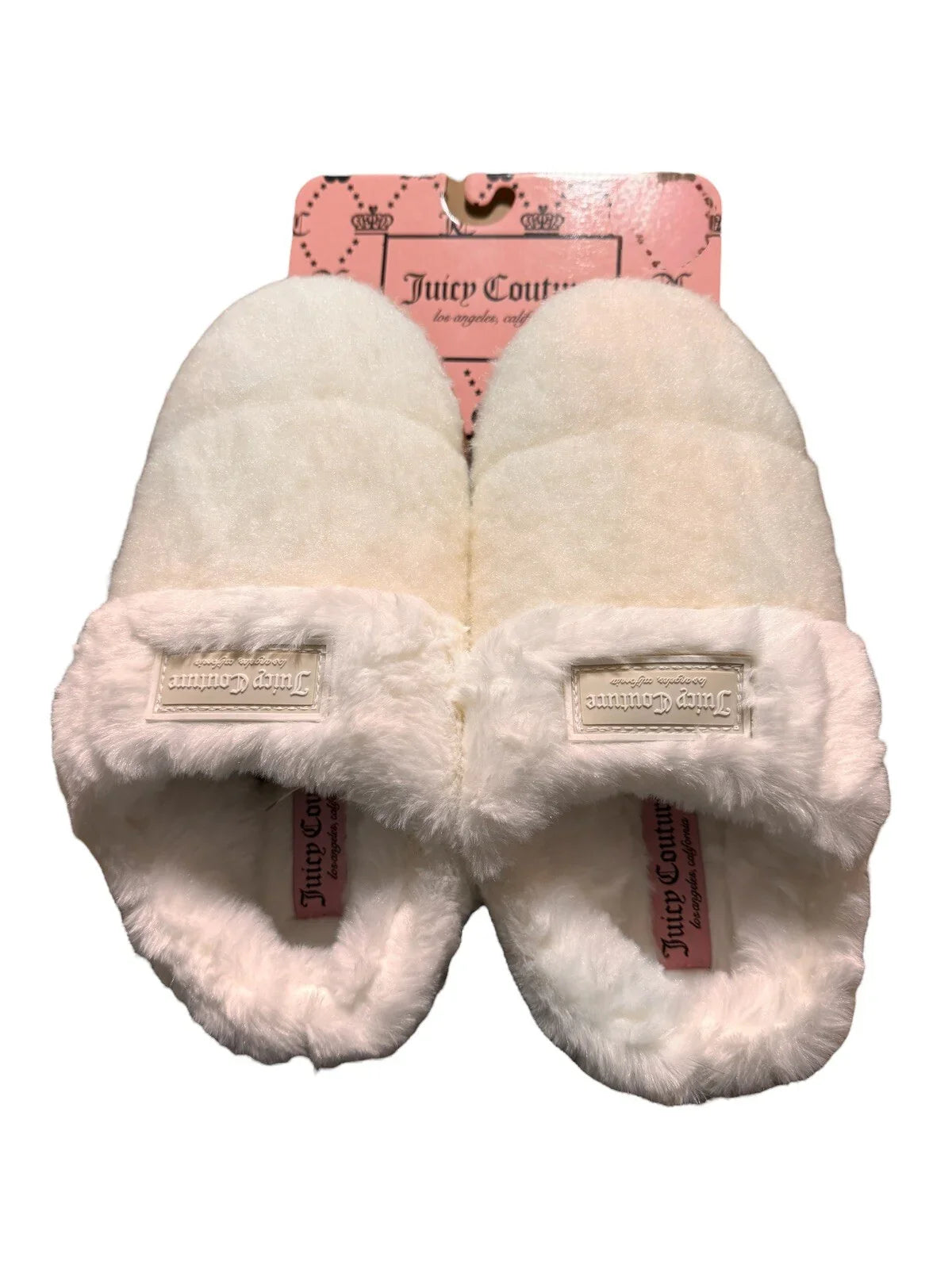 Juicy Couture Faux Fur Clogs Kaira Slide On Womens Sz 9.5-10.5 NWT Rare - Trendiez U ♥ 