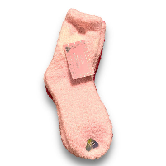 Juicy Couture Hot Pink Fuzzy Socks – 4-Pair Pack, Hearts - Trendiez U ♥ 
