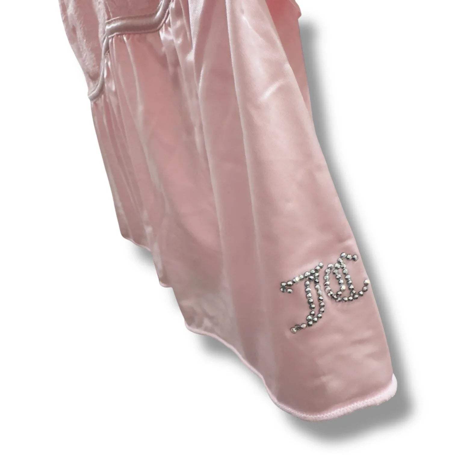 Juicy Couture Solid Satin Lace Sleeveless Shorty Pajama Set Pink Size XL - Trendiez U ♥ 