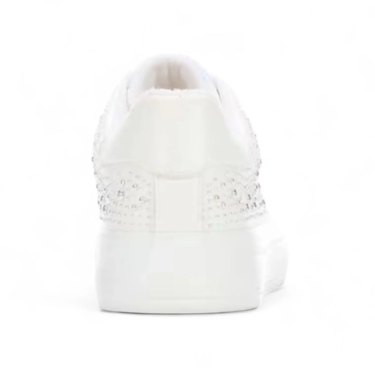 Juicy Couture Women’s Alanis Rhinestone Pearl Sneakers Shoes Size 8 White NIB - Trendiez U ♥ 