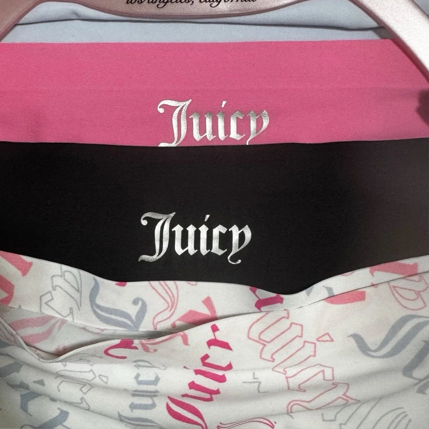 Juicy Couture ~ Women's Hipster Underwear Panties Stretchy 5-Pair (B) ~ L - Trendiez U ♥ 