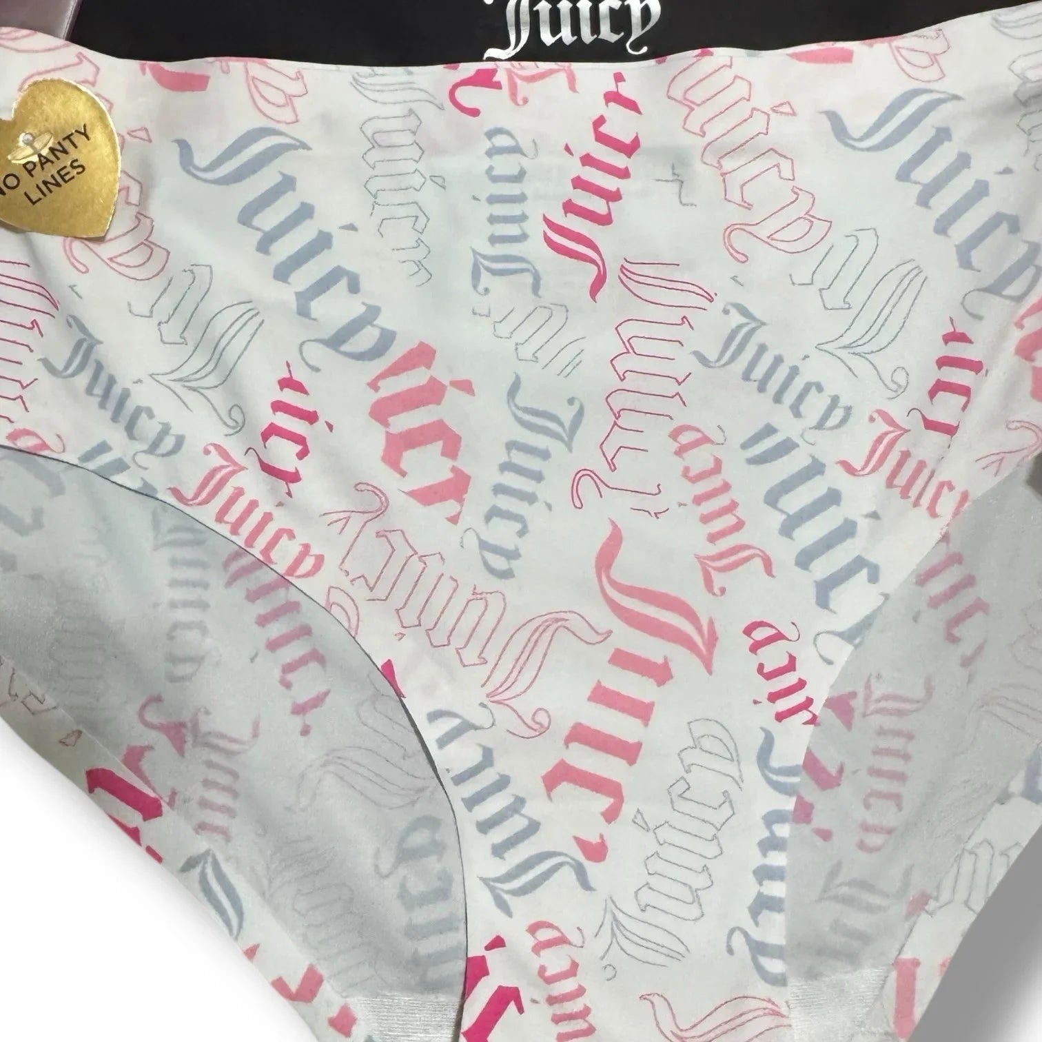Juicy Couture ~ Women's Hipster Underwear Panties Stretchy 5-Pair (B) ~ L - Trendiez U ♥ 
