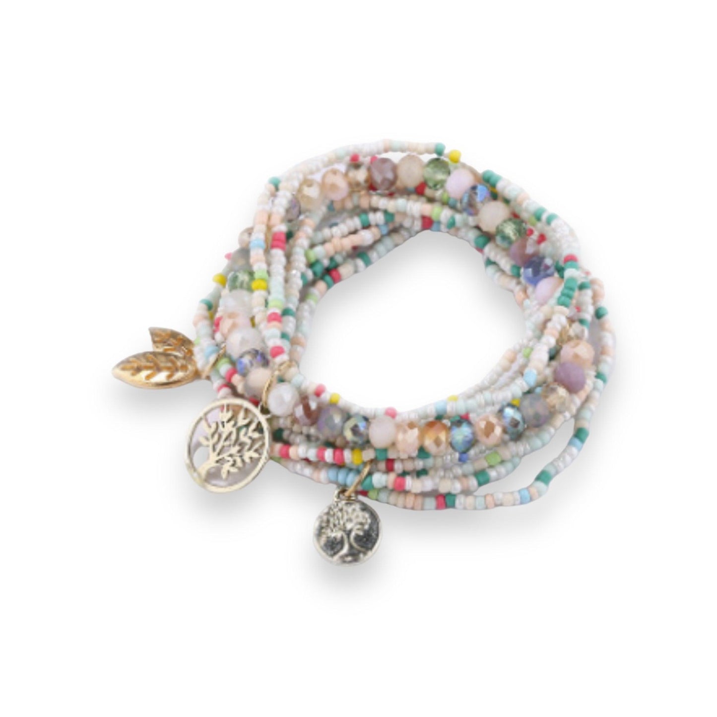 Kaleidoscope Canopy Bead Bracelet - Trendiez U ♥ 