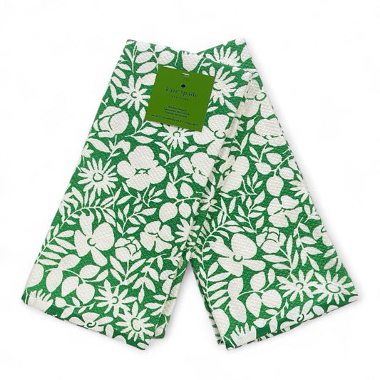 Kate Spade Kitchen Dish Towels – 2-Pack Floral Design - Trendiez U ♥ 