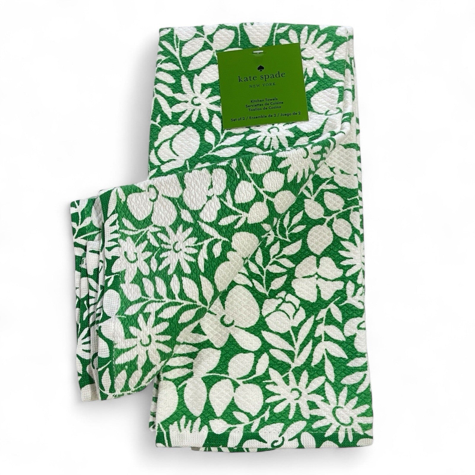 Kate Spade Kitchen Dish Towels – 2-Pack Floral Design - Trendiez U ♥ 