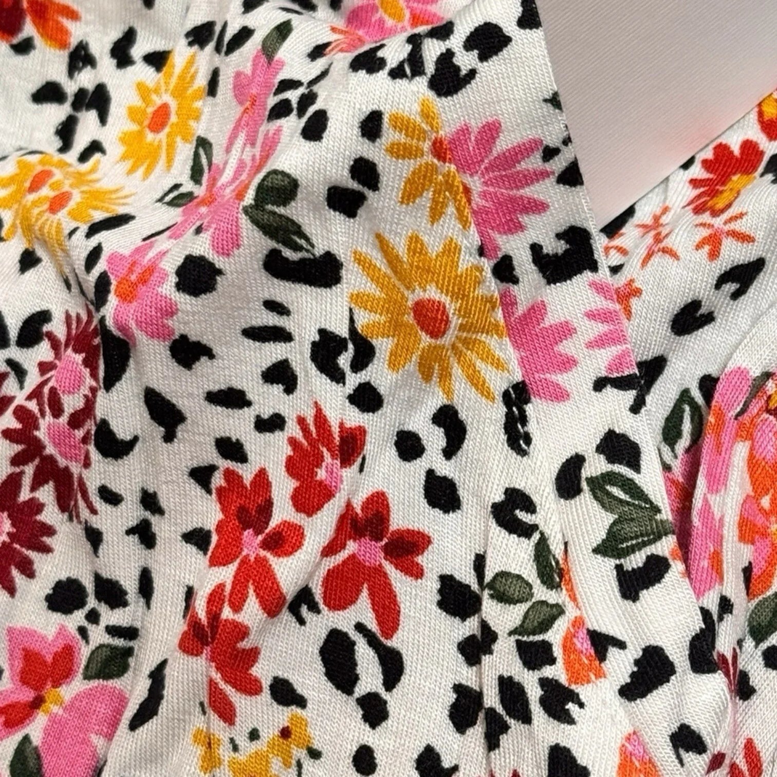 Kensie Pants Woman’s Medium Multicolor Stretch Floral Lounge Pull On Pockets - Trendiez U ♥ 
