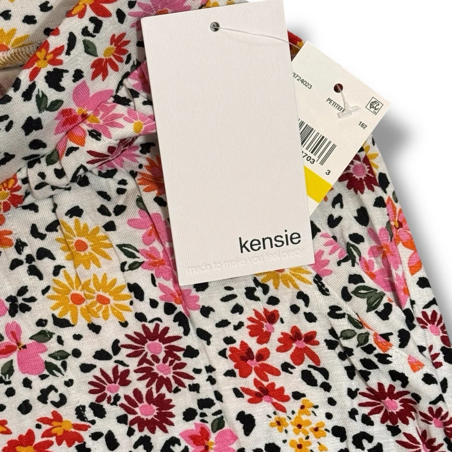 Kensie Pants Woman’s Medium Multicolor Stretch Floral Lounge Pull On Pockets - Trendiez U ♥ 