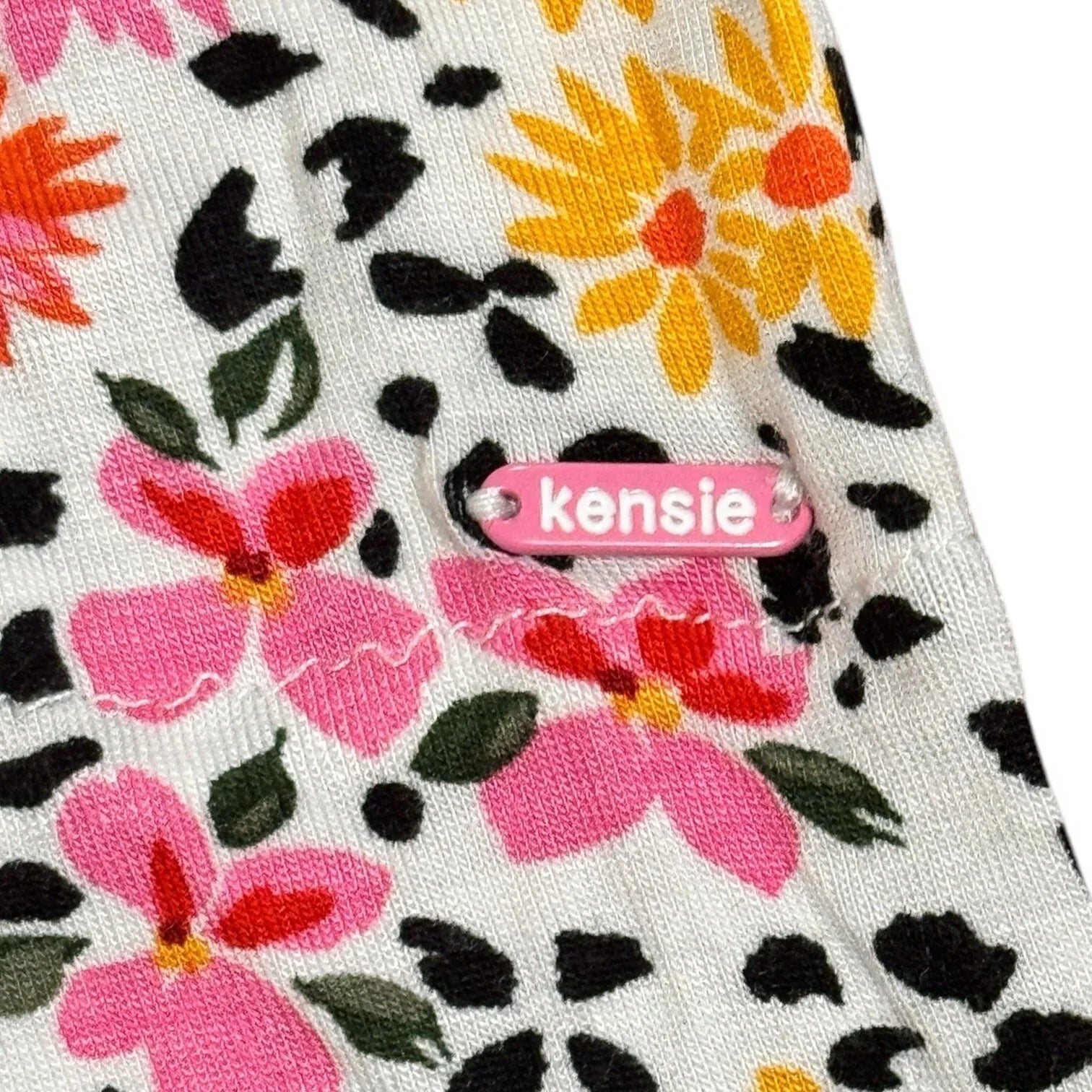 Kensie Pants Woman’s Medium Multicolor Stretch Floral Lounge Pull On Pockets - Trendiez U ♥ 