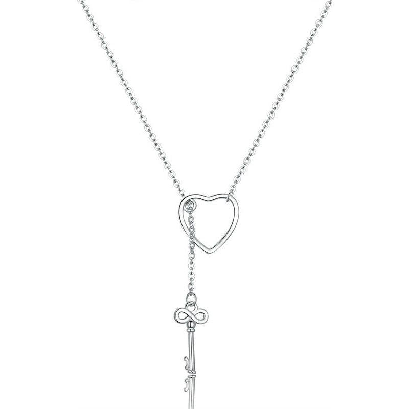 Key to Heart Pendant Necklace - Trendiez U ♥ 