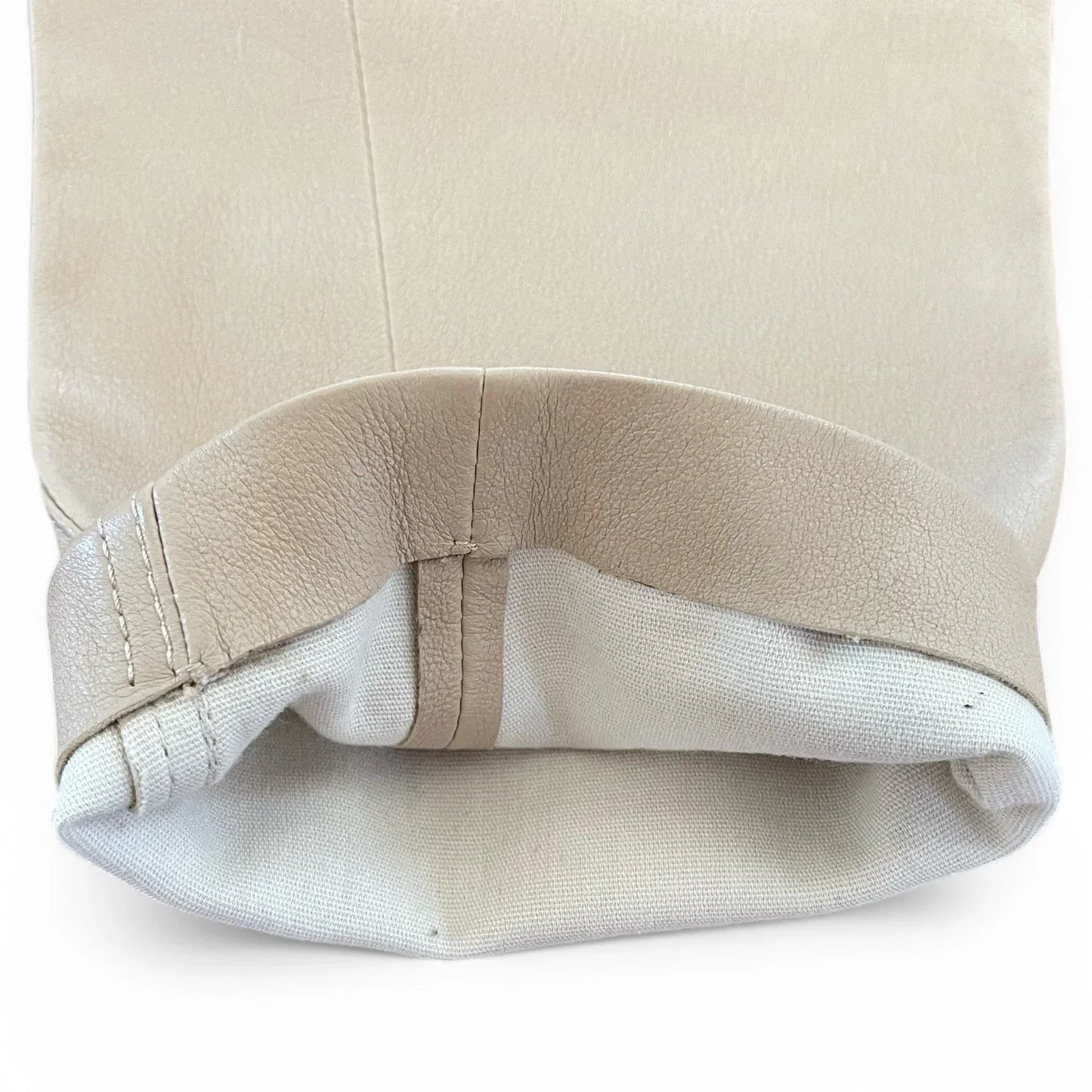 Lafayette New York 148 100% Soft Leather Pants Women’s 6 Hight Waisted Beige - Trendiez U ♥ 