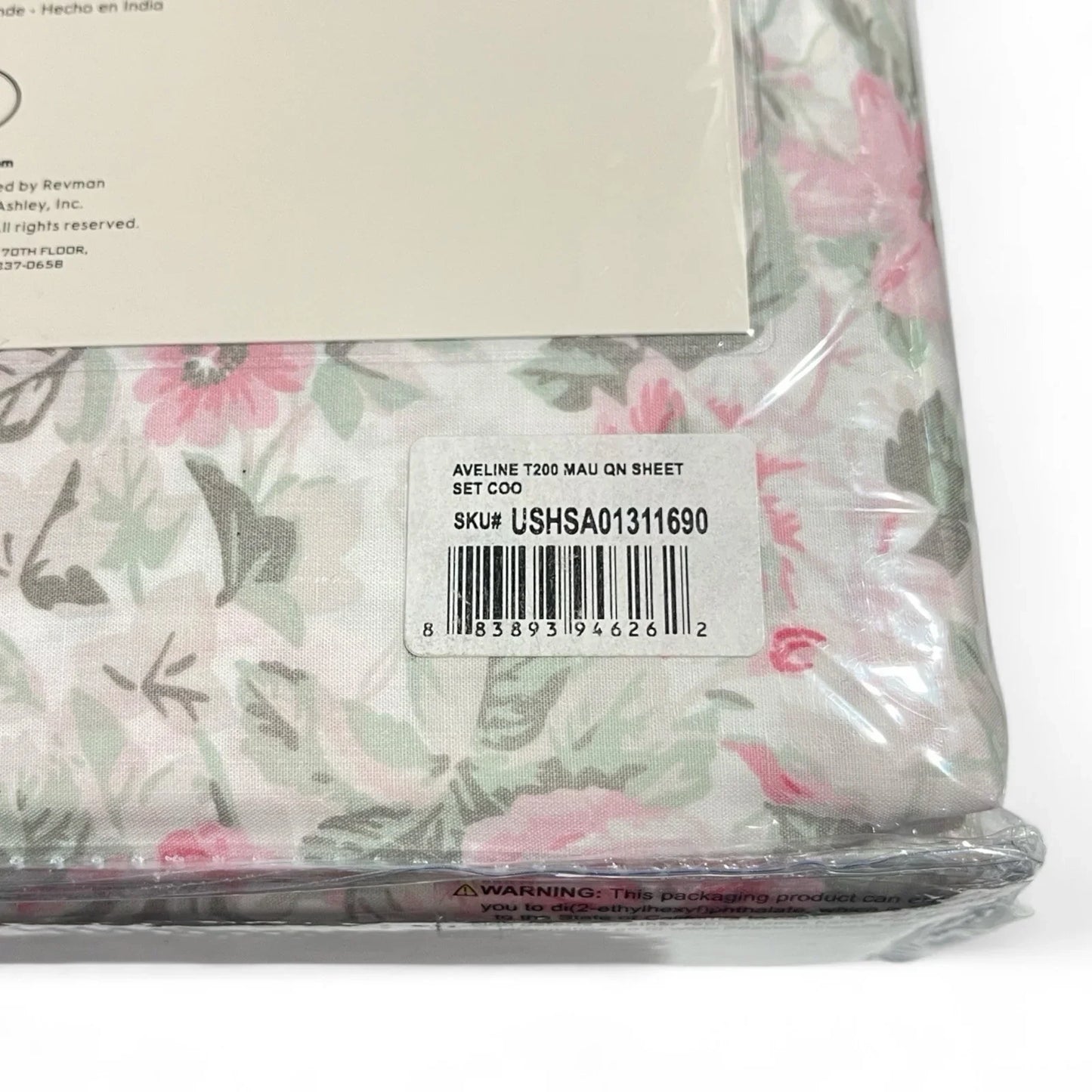 Laura Ashley Aveline Queen Sheet Set - Pink Floral, Sage Green Farmhouse Style - Trendiez U ♥ 