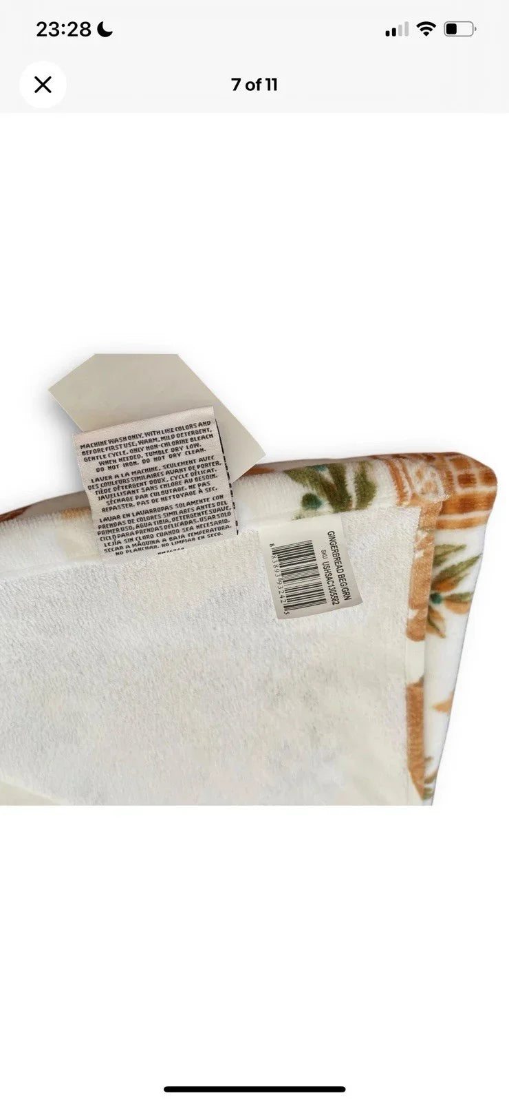 Laura Ashley Bath Towel Set of 4 Gingerbread House Cotton Velour SUPER SOFT - Trendiez U ♥ 