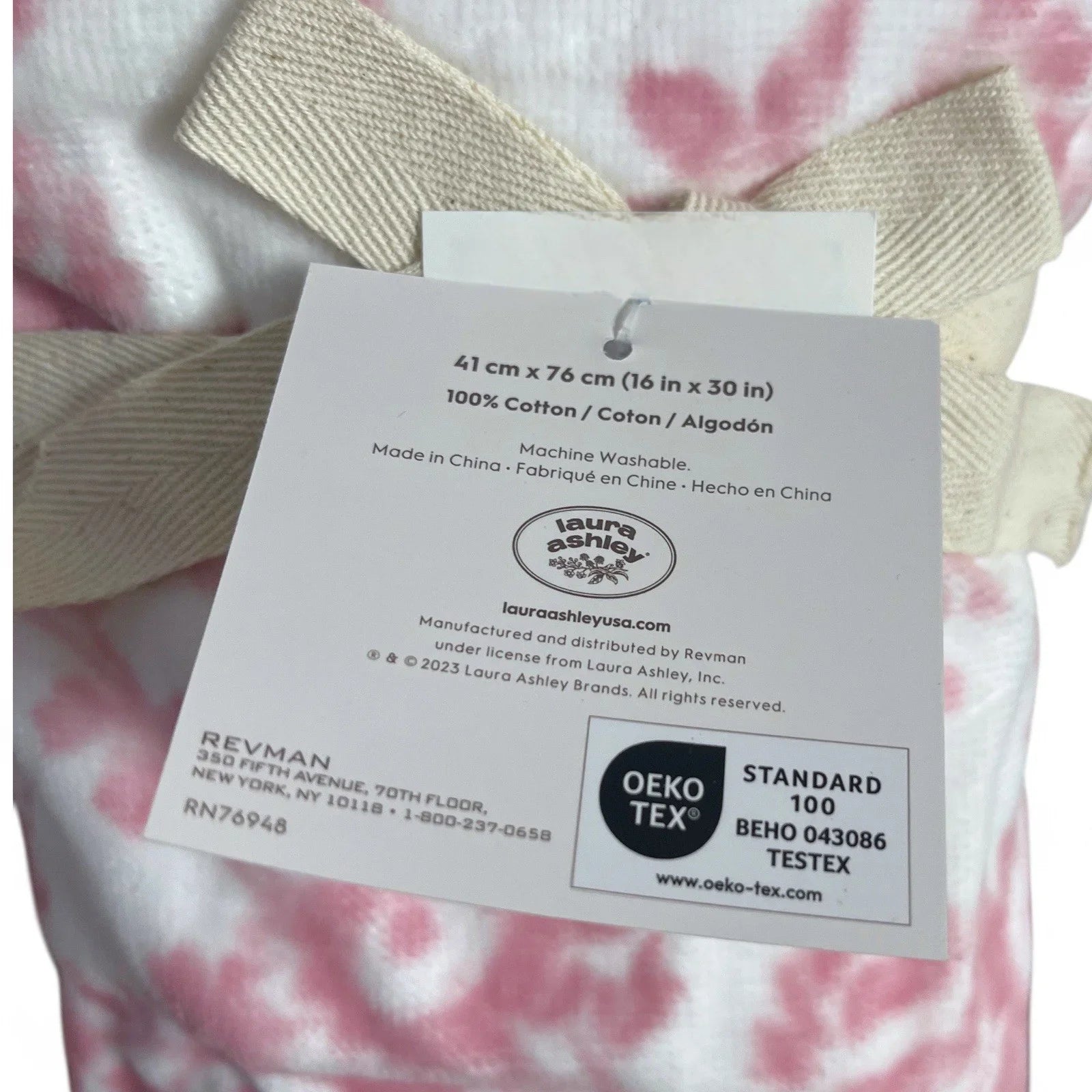 Laura Ashley Delphine Pink Floral 6-Piece Bath Towel Set - Trendiez U ♥ 
