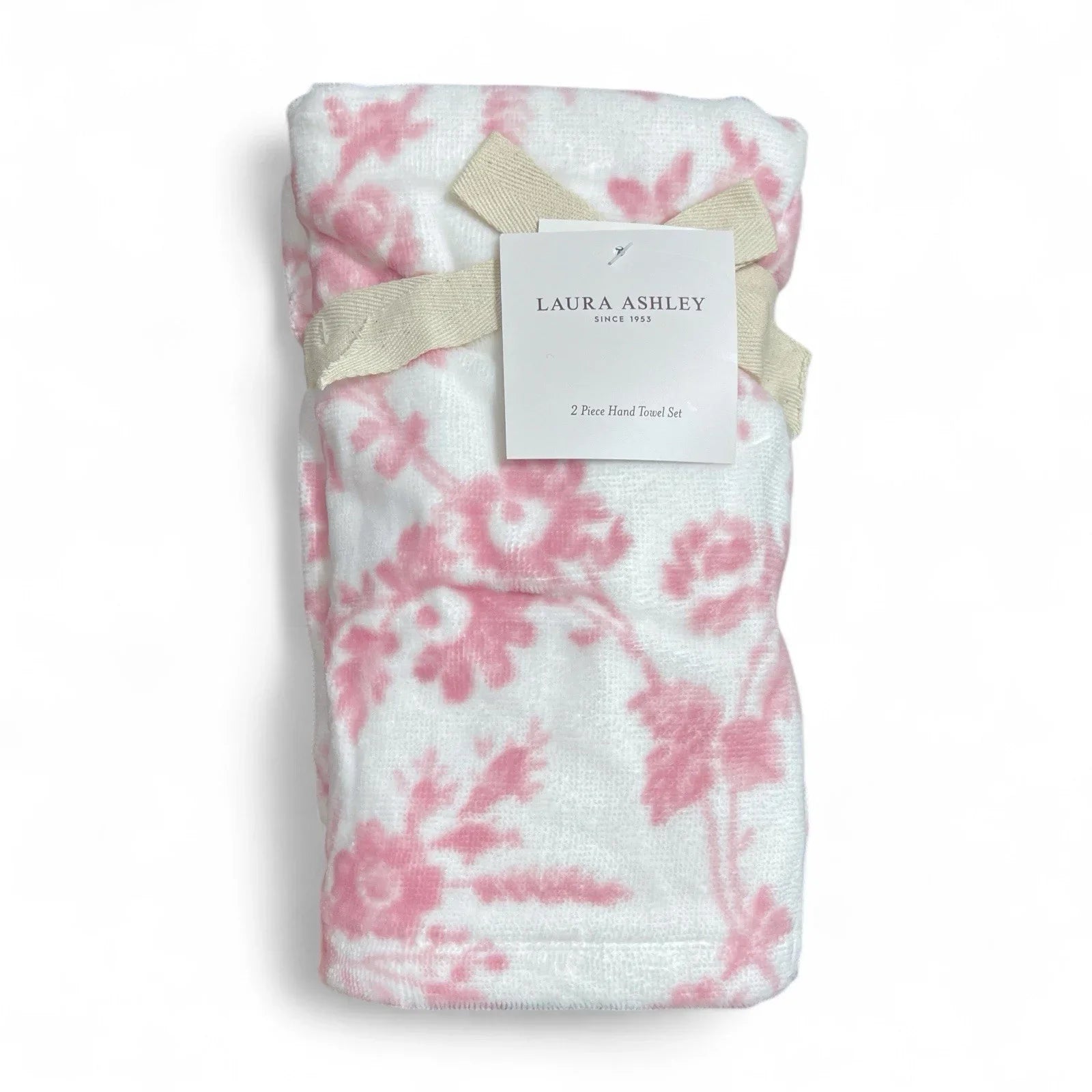 Laura Ashley Delphine Pink Floral 6-Piece Bath Towel Set - Trendiez U ♥ 