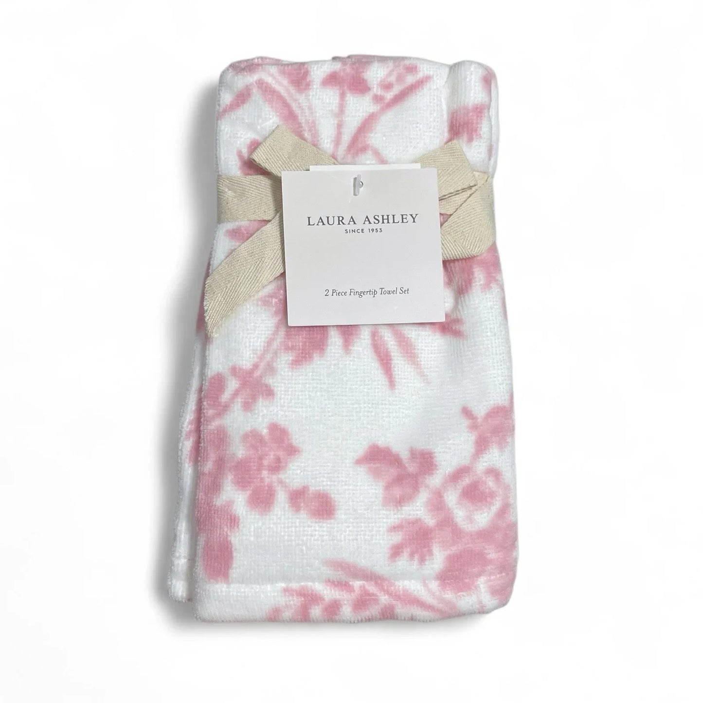 Laura Ashley Delphine Pink Floral 6-Piece Bath Towel Set - Trendiez U ♥ 