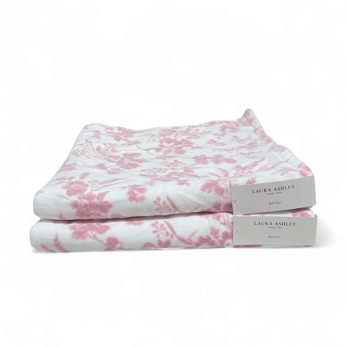 Laura Ashley Delphine Pink Floral 6-Piece Bath Towel Set - Trendiez U ♥ 