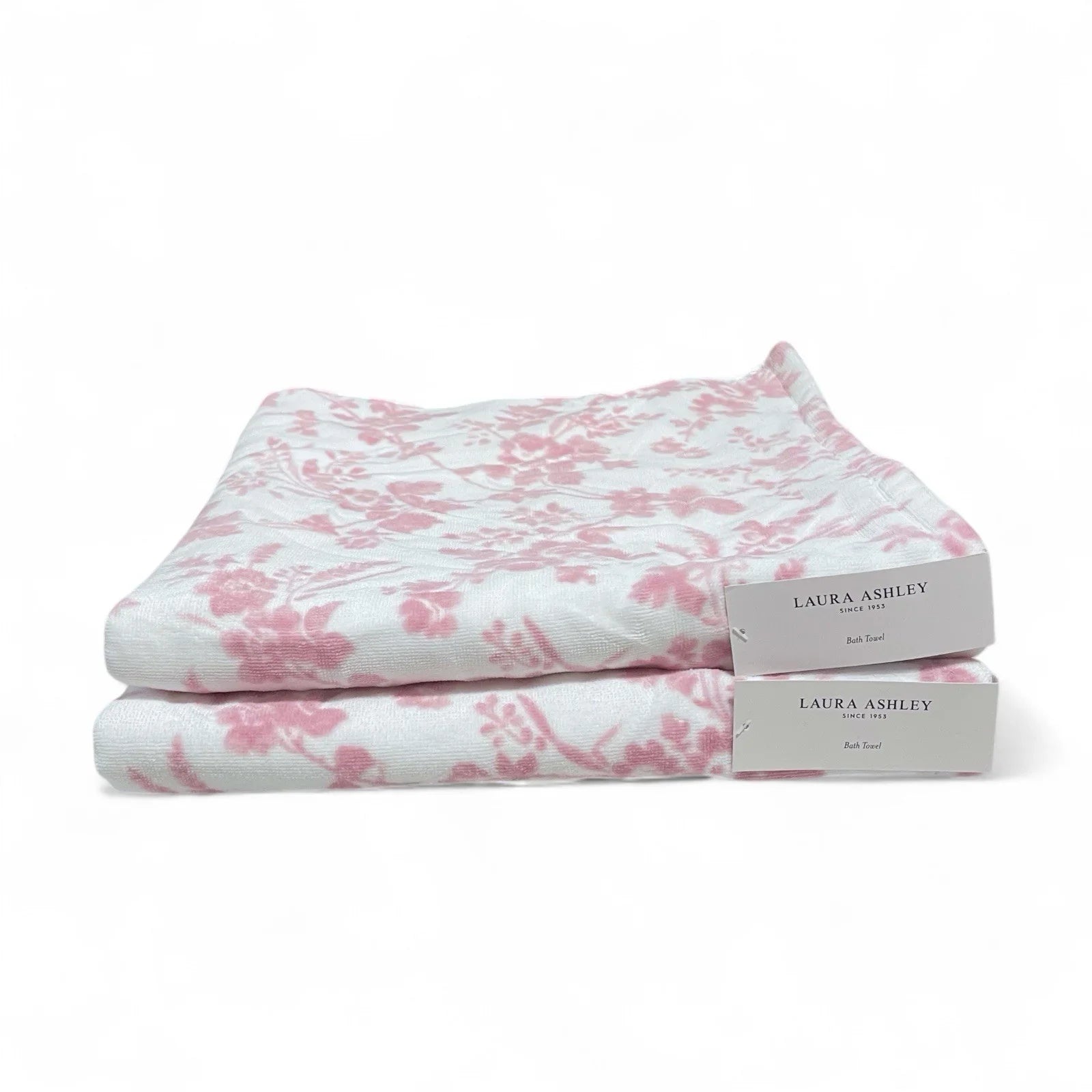 Laura Ashley Delphine Pink Floral 6-Piece Bath Towel Set - Trendiez U ♥ 