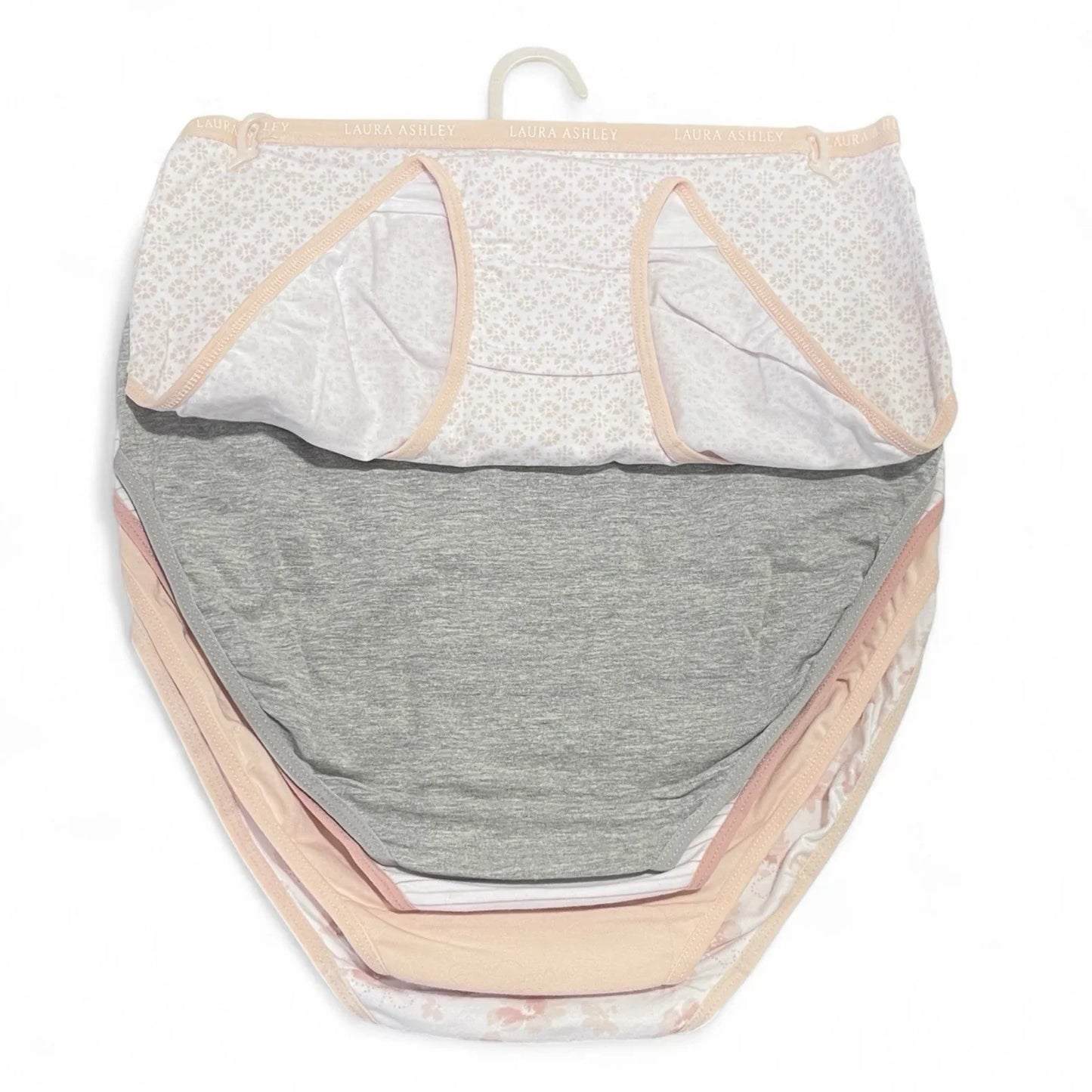 Laura Ashley Panties Women's Large Briefs 5 Pack Super Soft Neutral Florals - Trendiez U ♥ 