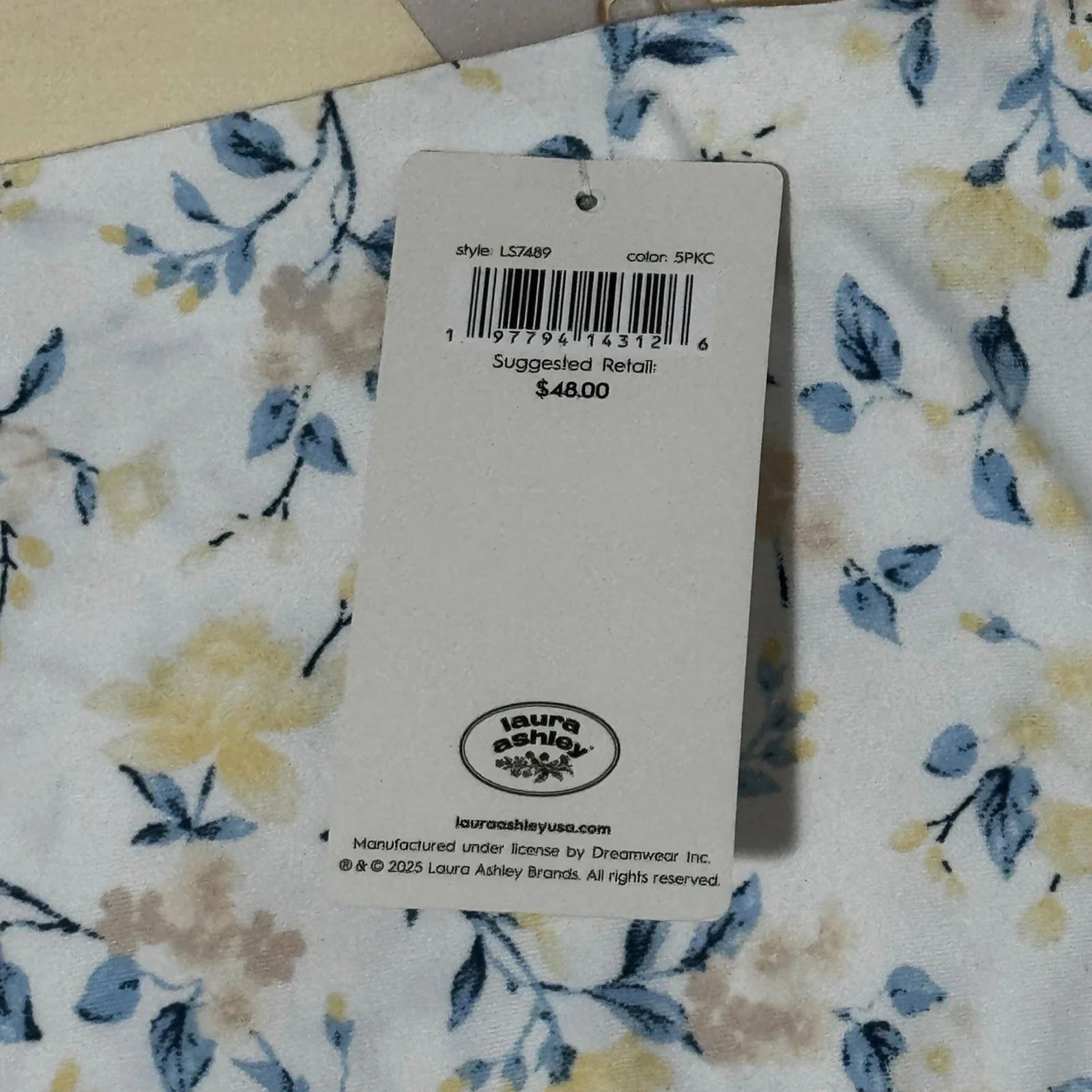 Laura Ashley Women’s Brief Underwear Panties Floral 5-Pair Spandex Blend ~ 3XL - Trendiez U ♥ 