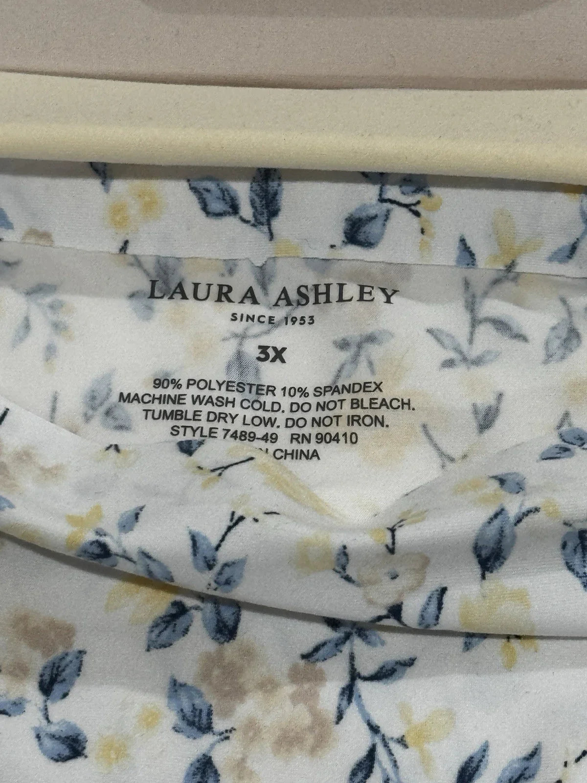 Laura Ashley Women’s Brief Underwear Panties Floral 5-Pair Spandex Blend ~ 3XL - Trendiez U ♥ 