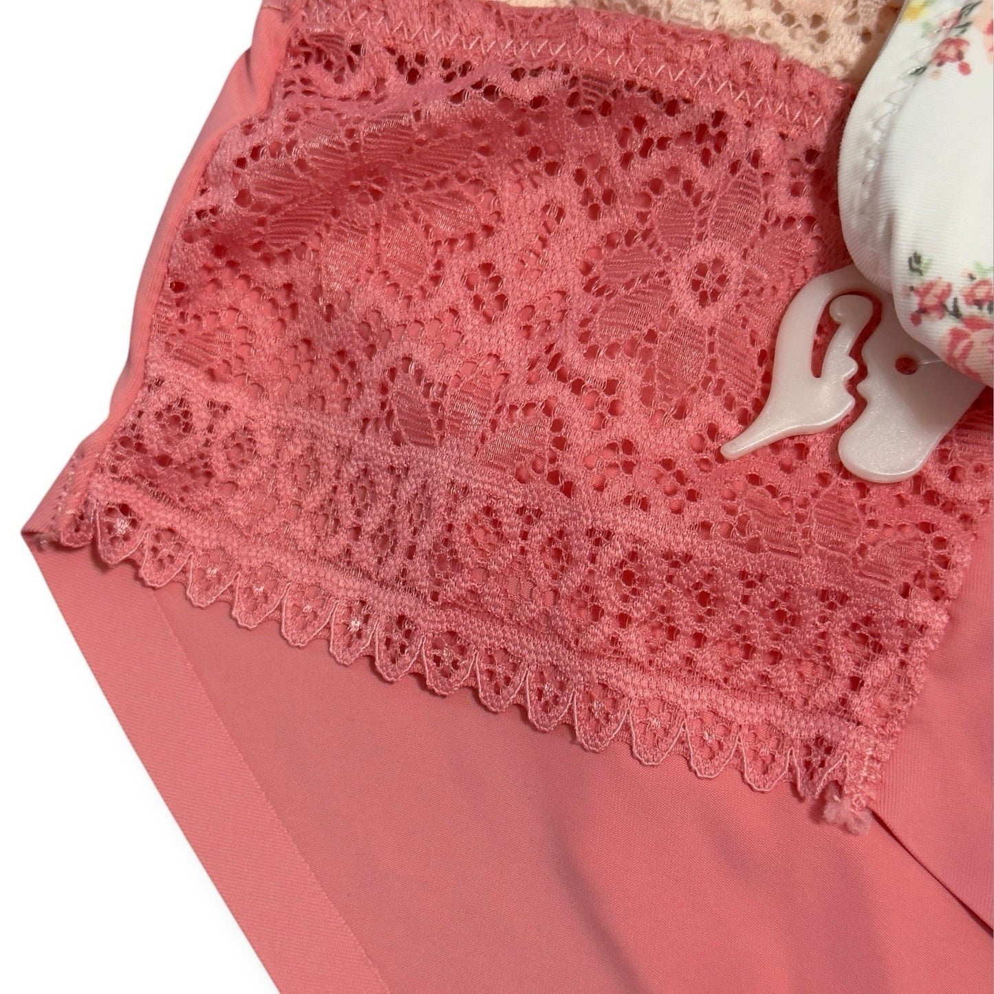 Laura Ashley Women’s Lace Panties – 5-Pair Floral Nylon Blend, Size Large - Trendiez U ♥ 