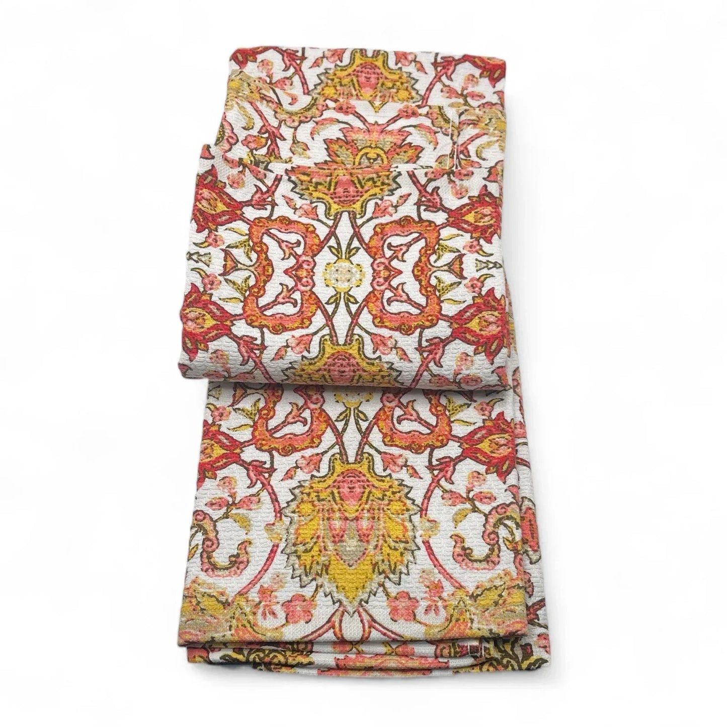 Lauren Ralph Lauren Boho Chic Kitchen Towel Set of 2 100% Cotton Medallion - Trendiez U ♥ 