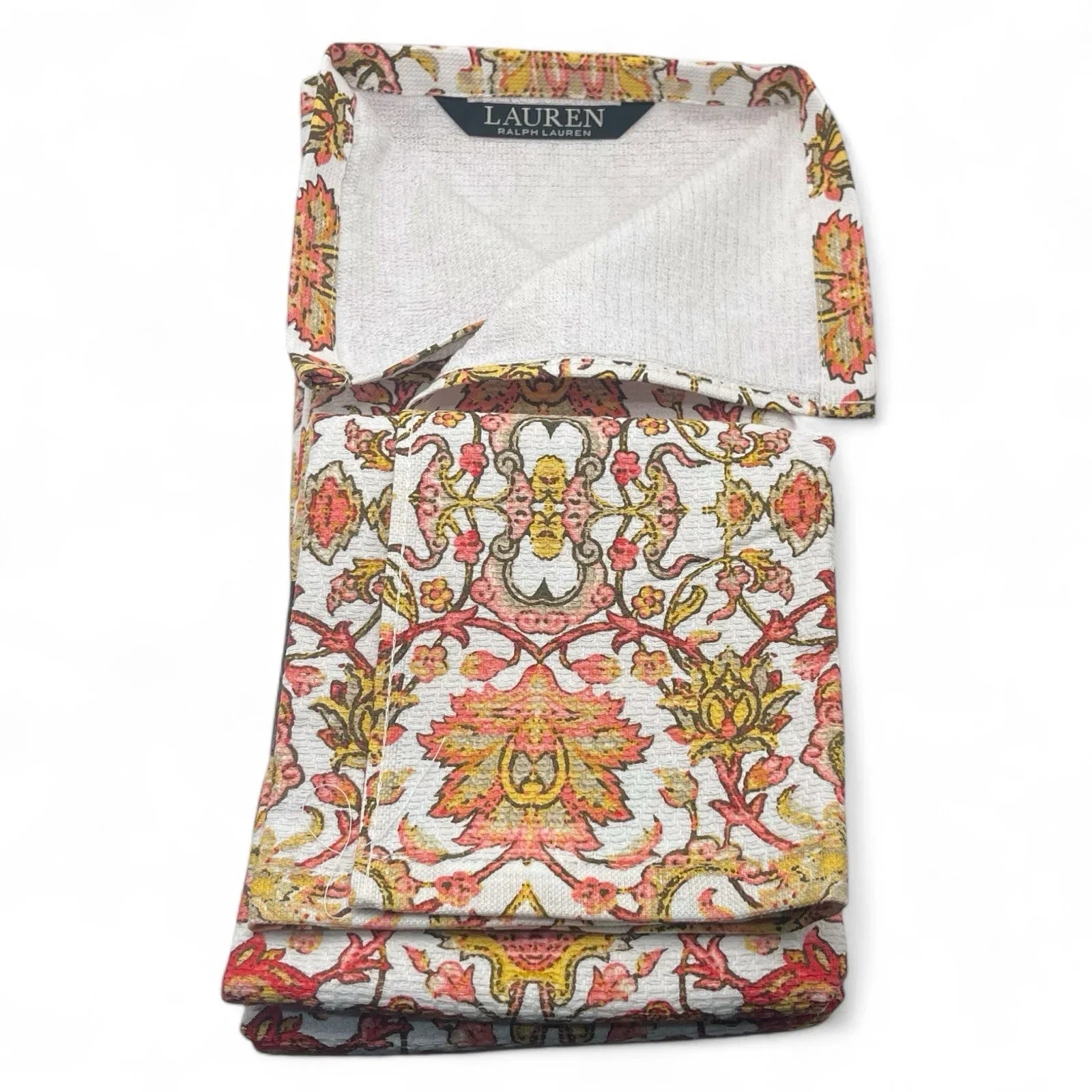 Lauren Ralph Lauren Boho Chic Kitchen Towel Set of 2 100% Cotton Medallion - Trendiez U ♥ 