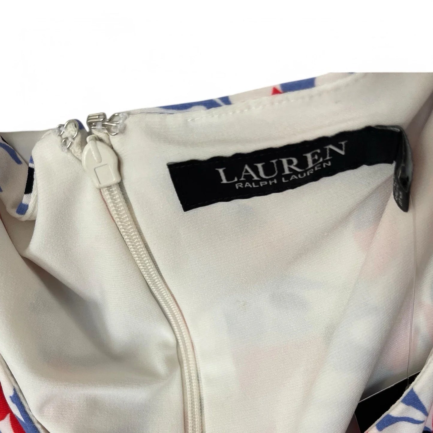 LAUREN RALPH LAUREN MIRALAVIA-SHORT SLEEVE-DAY DRESS SIZE 16 FLORAL DRESS - Trendiez U ♥ 