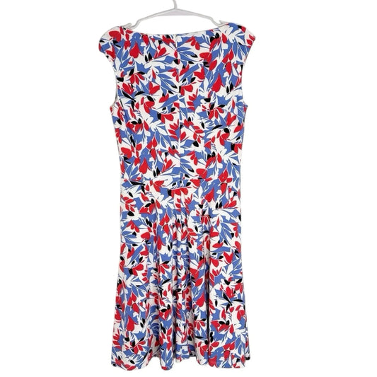 LAUREN RALPH LAUREN MIRALAVIA-SHORT SLEEVE-DAY DRESS SIZE 16 FLORAL DRESS - Trendiez U ♥ 