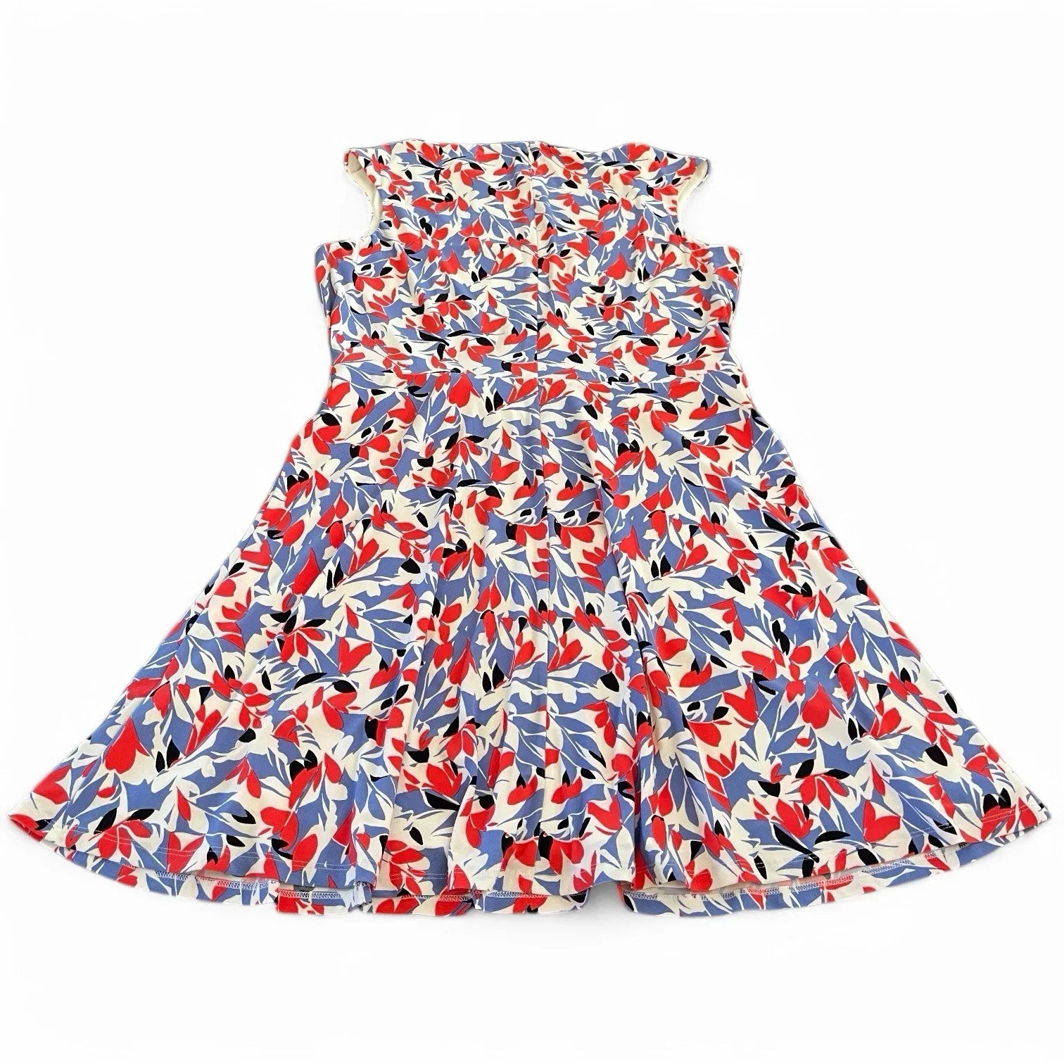 LAUREN RALPH LAUREN MIRALAVIA-SHORT SLEEVE-DAY DRESS SIZE 16 FLORAL DRESS - Trendiez U ♥ 