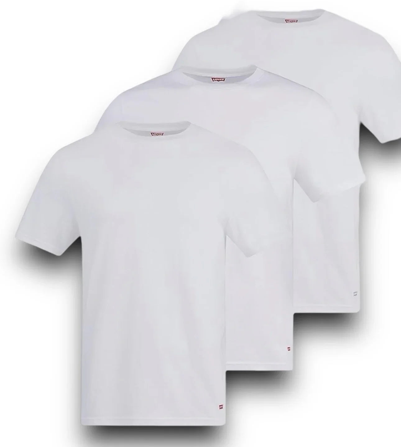 Levi's 3-Pack Men's Crew Neck Premium Soft Cotton Mens T-Shirts XL size - Trendiez U ♥ 