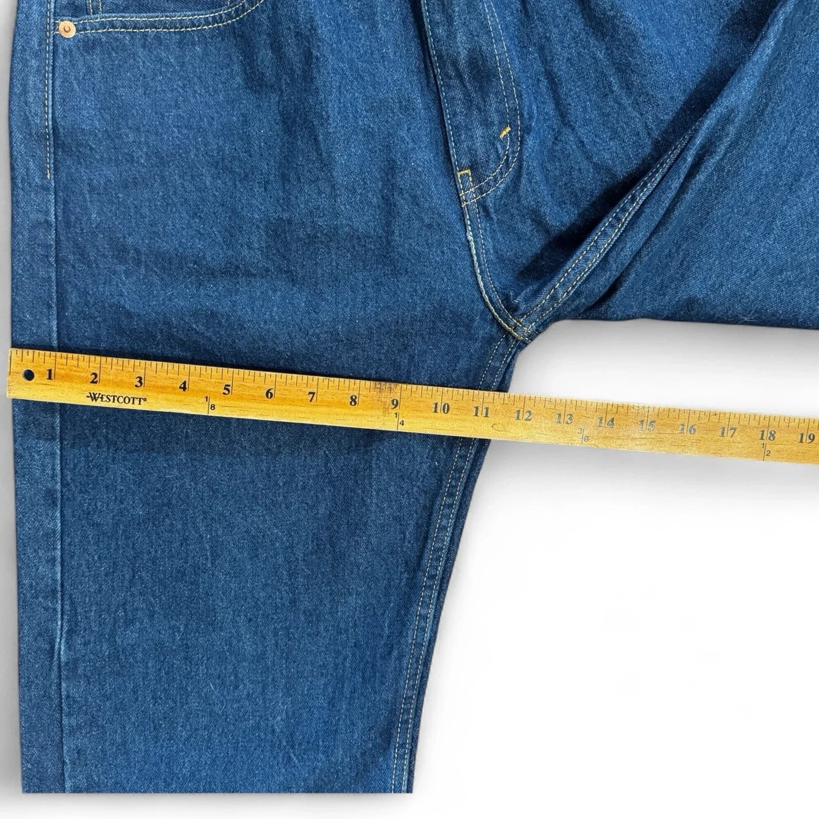 Levi’s 505 Regular Fit Jeans Mens Classic Straight Leg Stretch Denim 34x30 - Trendiez U ♥ 