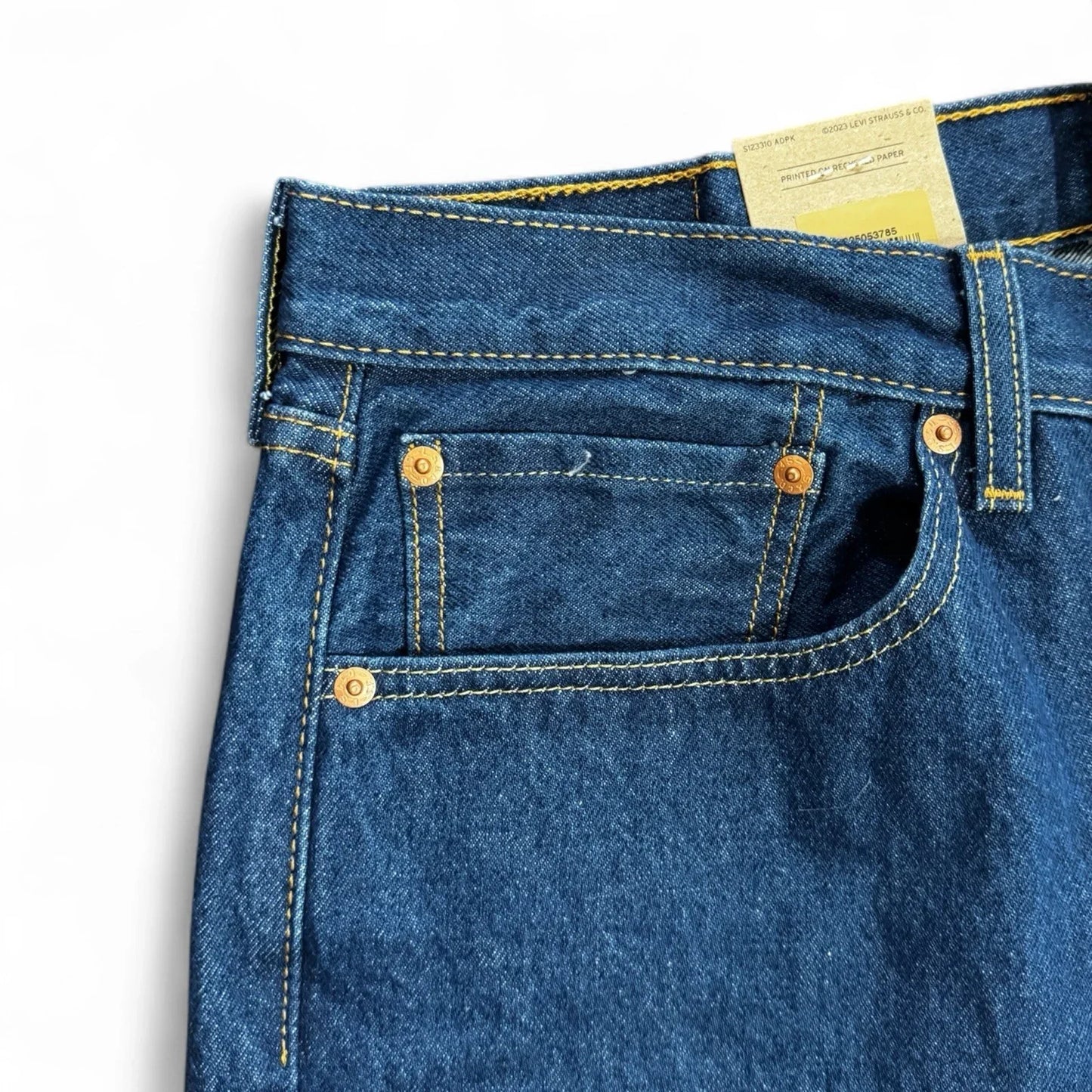 Levi’s 505 Regular Fit Jeans Mens Classic Straight Leg Stretch Denim 34x30 - Trendiez U ♥ 