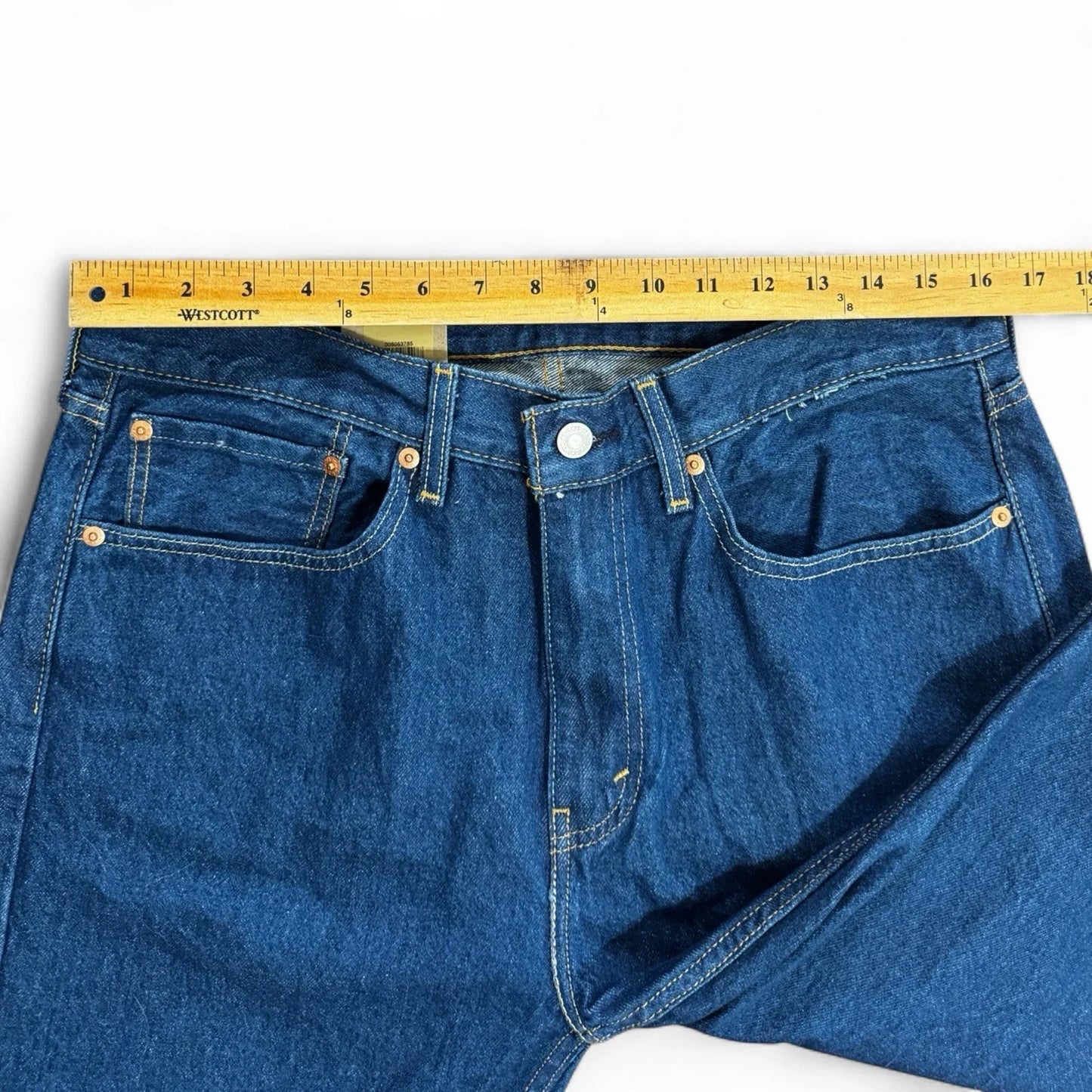 Levi’s 505 Regular Fit Jeans Mens Classic Straight Leg Stretch Denim 34x30 - Trendiez U ♥ 