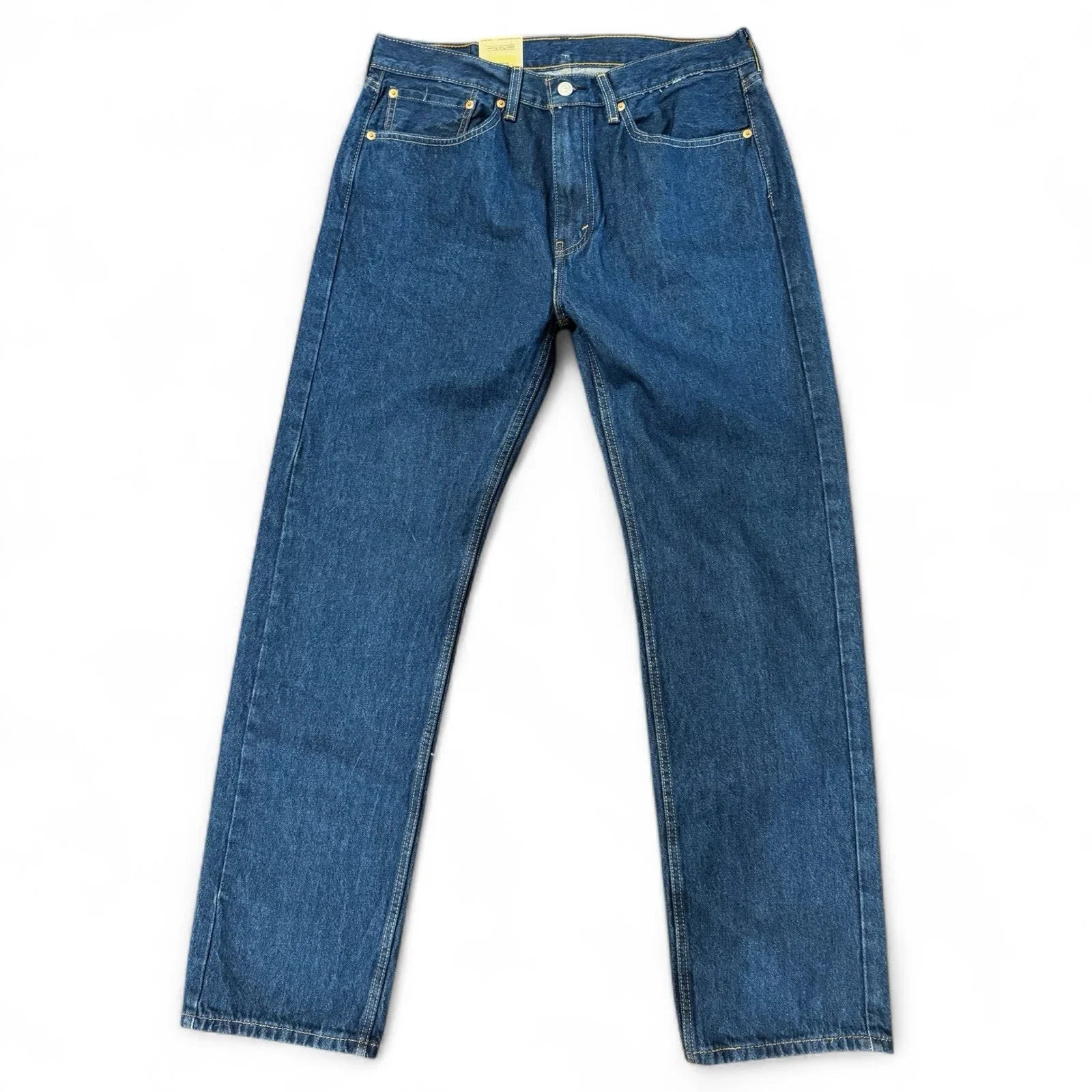 Levi’s 505 Regular Fit Jeans Mens Classic Straight Leg Stretch Denim 34x30 - Trendiez U ♥ 