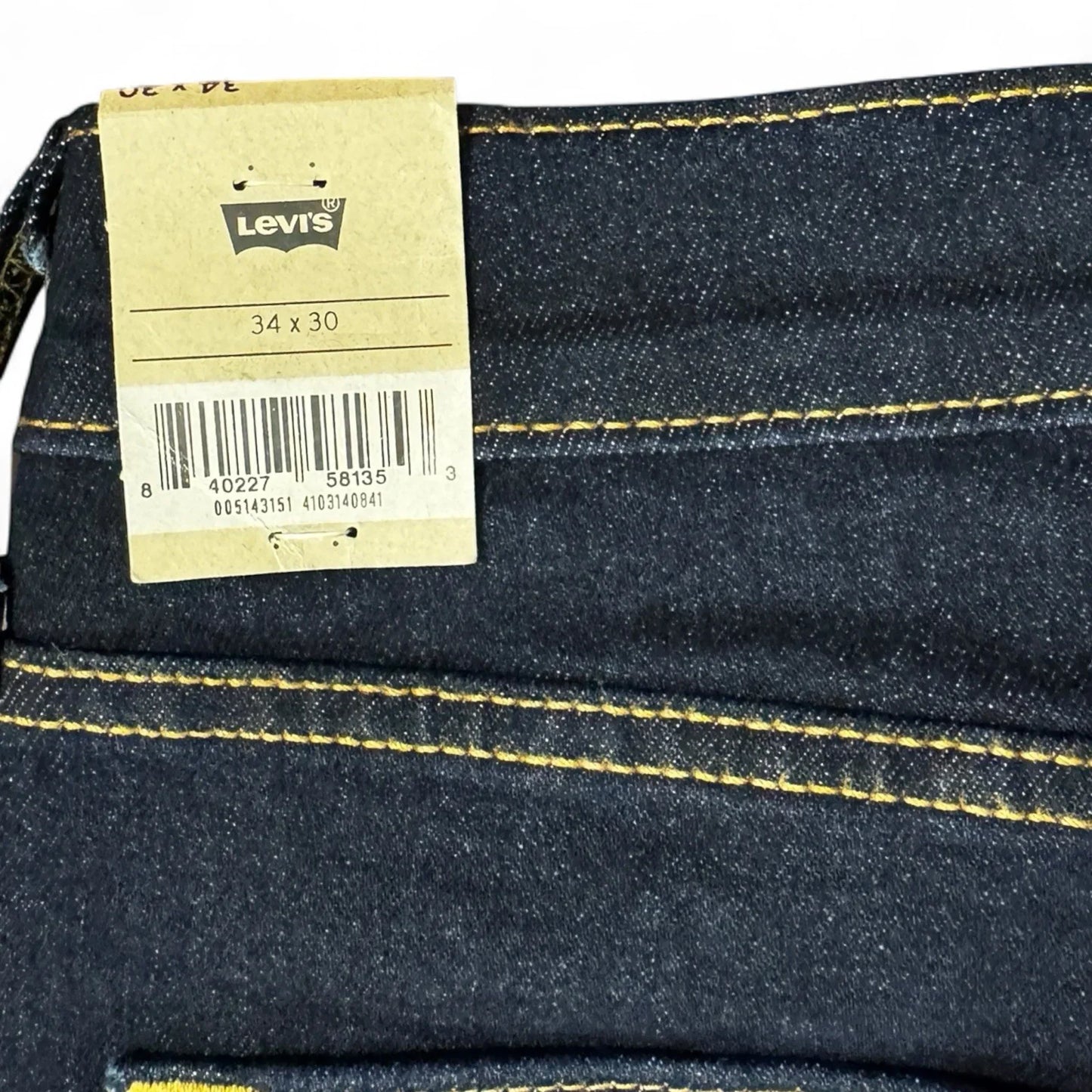 Levi’s 514 Straight Fit Men's Jeans Dark Denim Wash: 34x30 Style# 00514-1325 - Trendiez U ♥ 