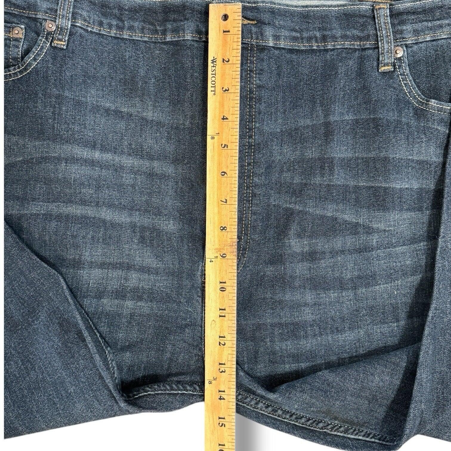 Levi Strauss Flex Relaxed Straight Leg Jeans Mens Sz 50x32 Blue Denim - Trendiez U ♥ 