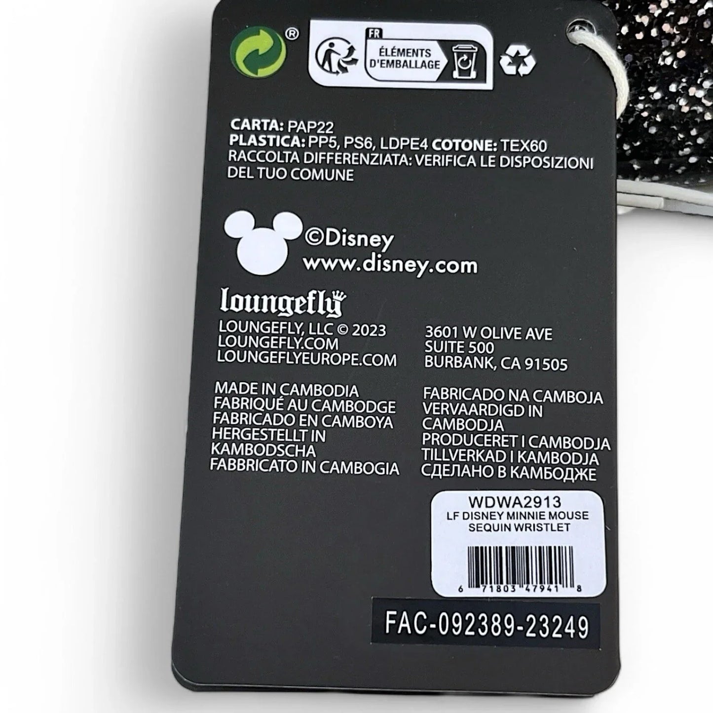 Loungefly Disney Minnie Mouse Happy New Year Glitter Wallet Wristlet NWT - Trendiez U ♥ 