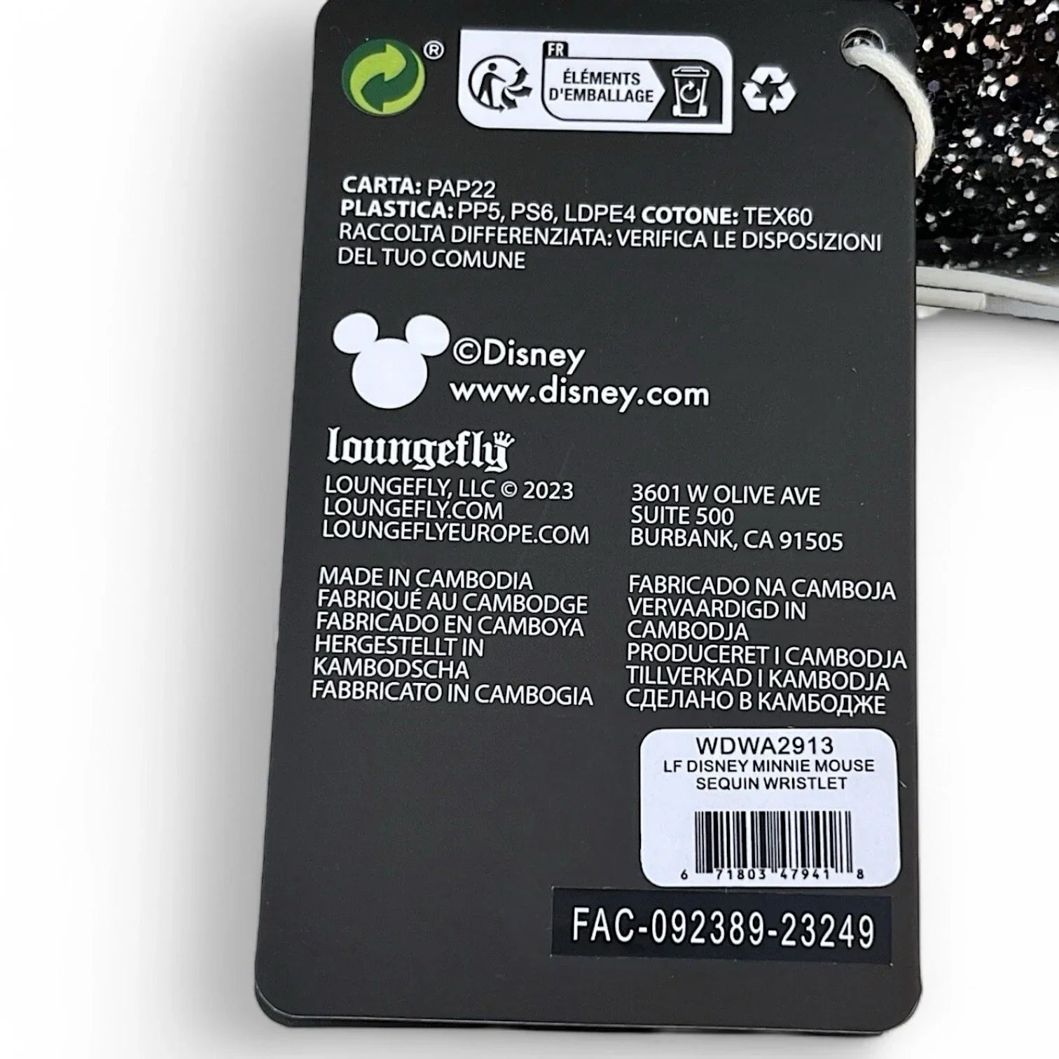 Loungefly Disney Minnie Mouse Happy New Year Glitter Wallet Wristlet NWT - Trendiez U ♥ 