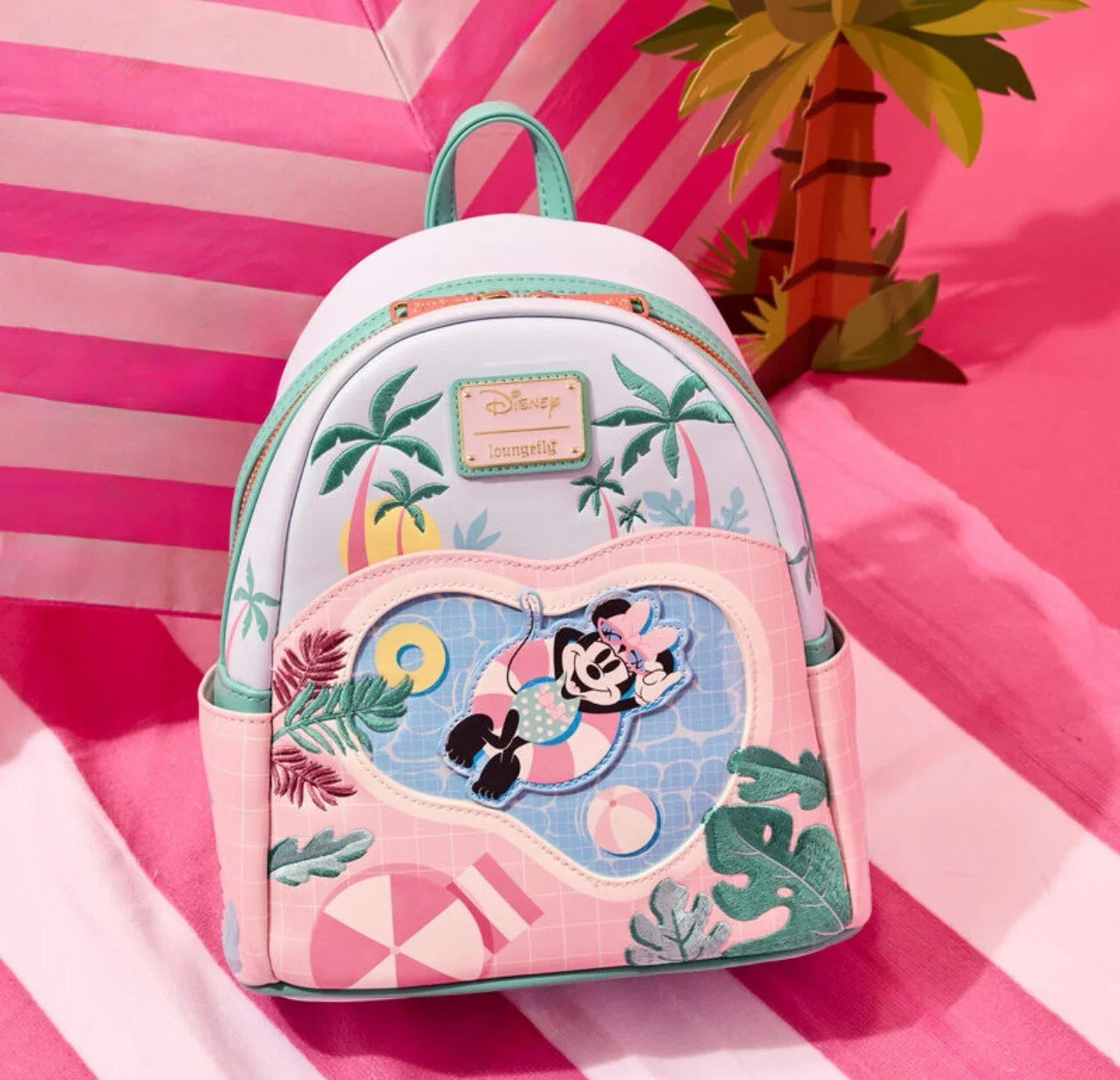 Loungefly Disney Minnie Mouse Vacation Style Mini Backpack - Trendiez U ♥ 
