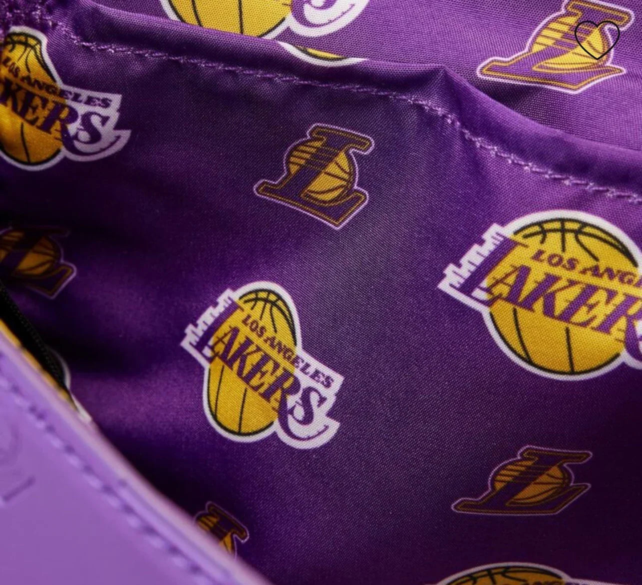 Loungefly Los Angeles Lakers Patch Icons Crossbody Bag - Trendiez U ♥ 