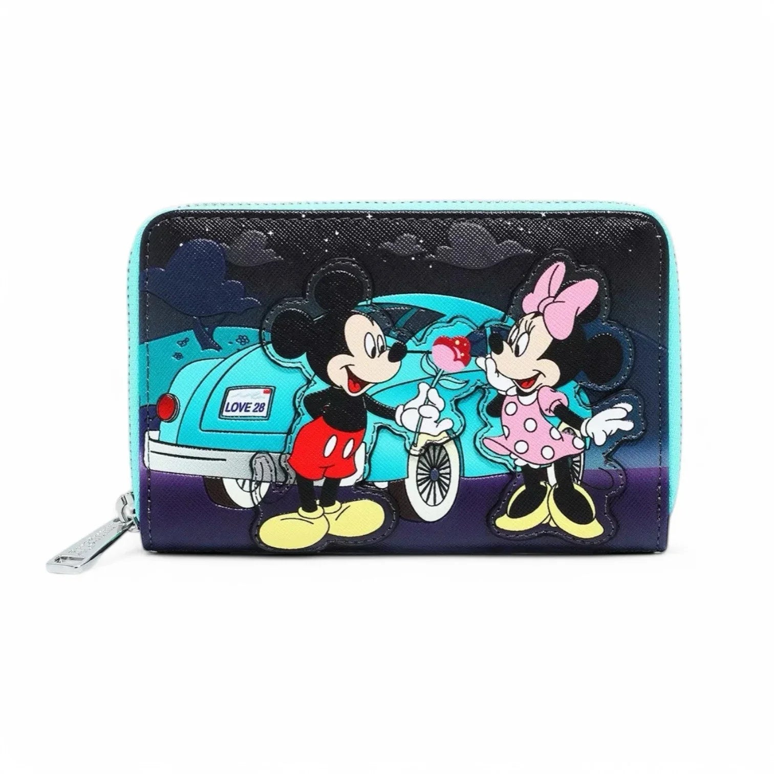 Loungefly Mickey & Minnie Date Night Drive-In Zip Around Wallet NEW! - Trendiez U ♥ 