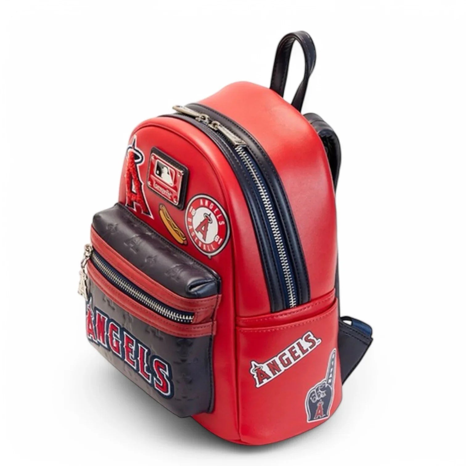 Loungefly MLB Los Angeles Angels Patches Mini Backpack NEW ! - Trendiez U ♥ 