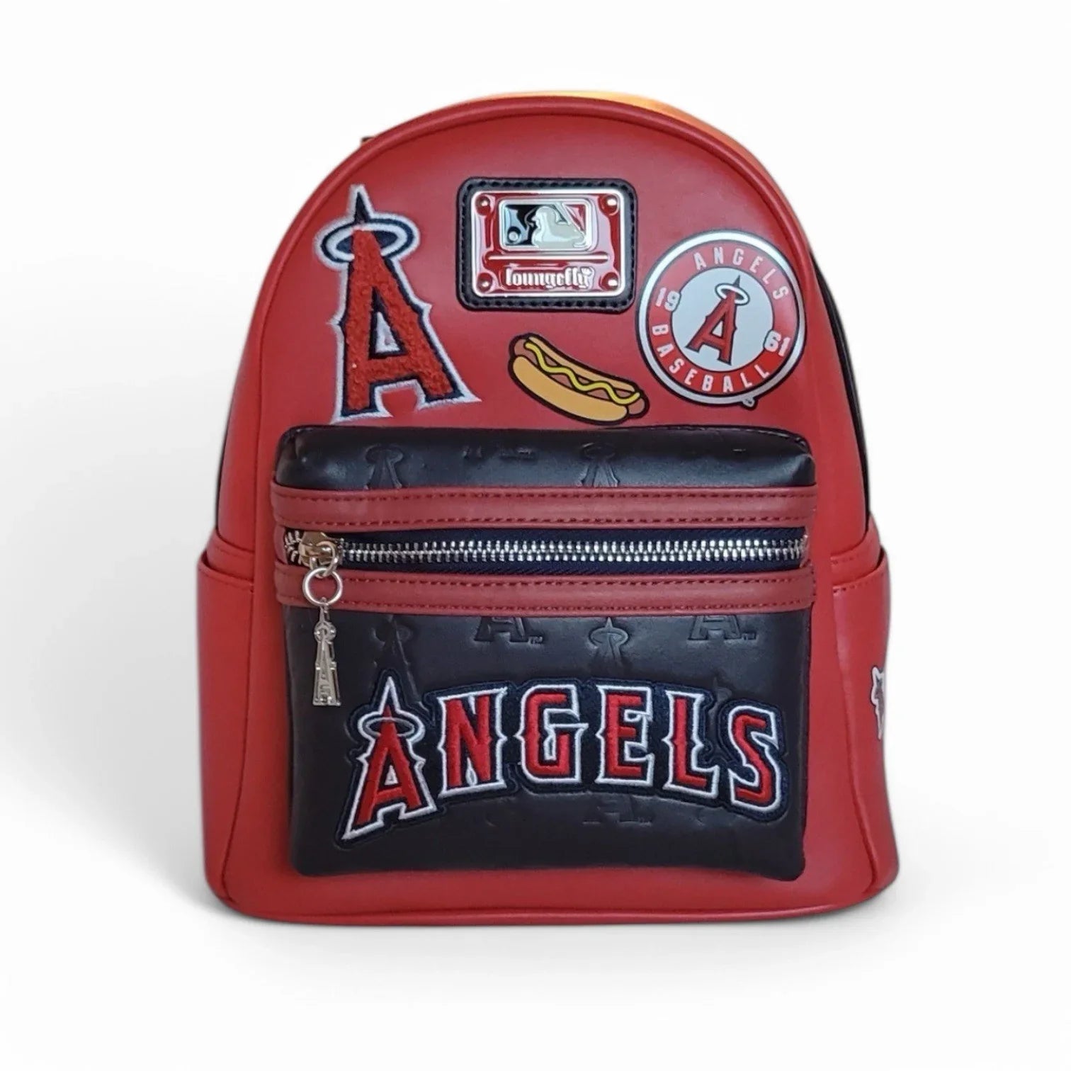 Loungefly MLB Los Angeles Angels Patches Mini Backpack NEW ! - Trendiez U ♥ 