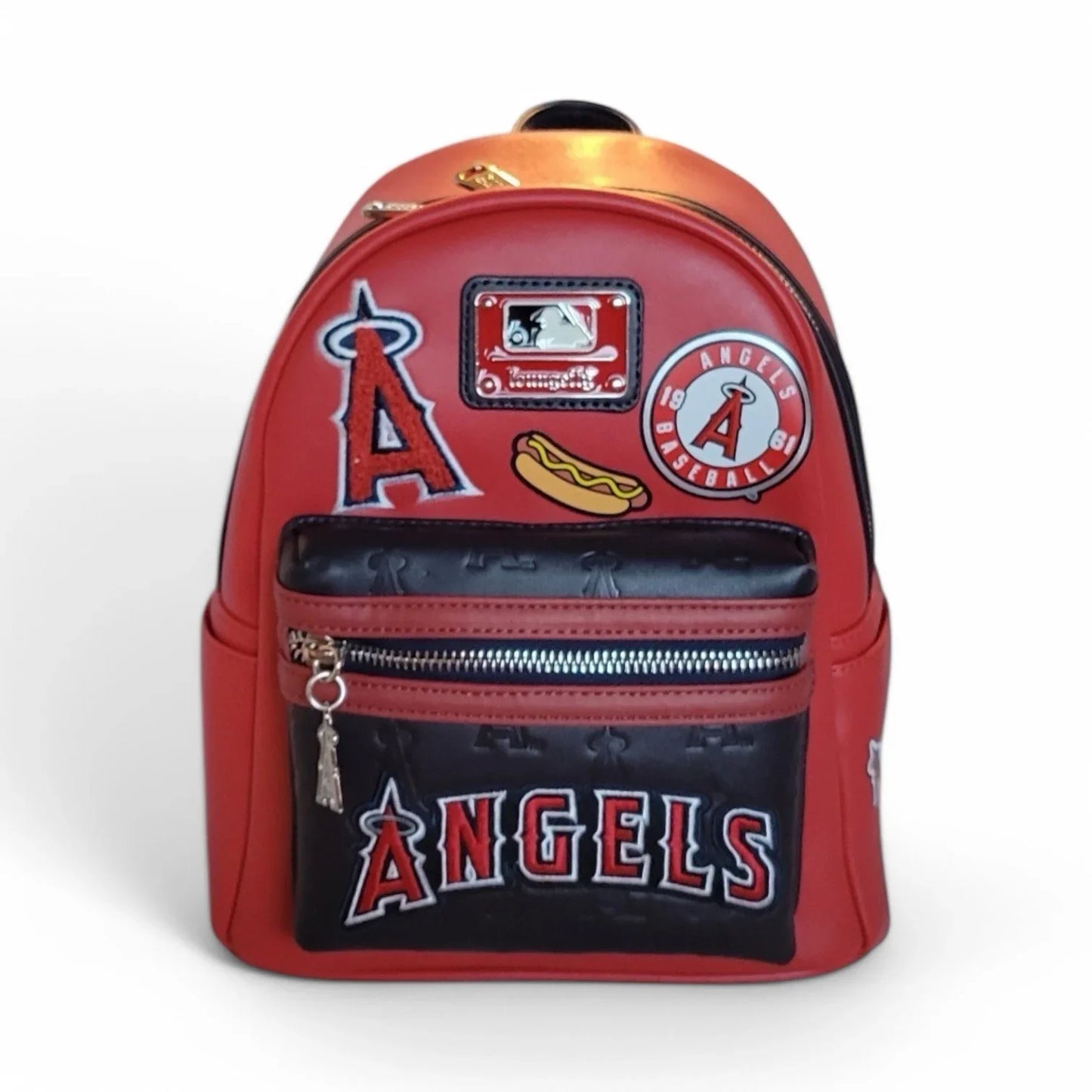 Loungefly MLB Los Angeles Angels Patches Mini Backpack NEW ! - Trendiez U ♥ 