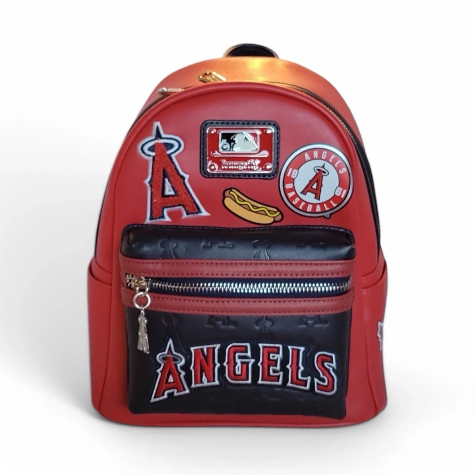 Loungefly MLB Los Angeles Angels Patches Mini Backpack NEW ! - Trendiez U ♥ 