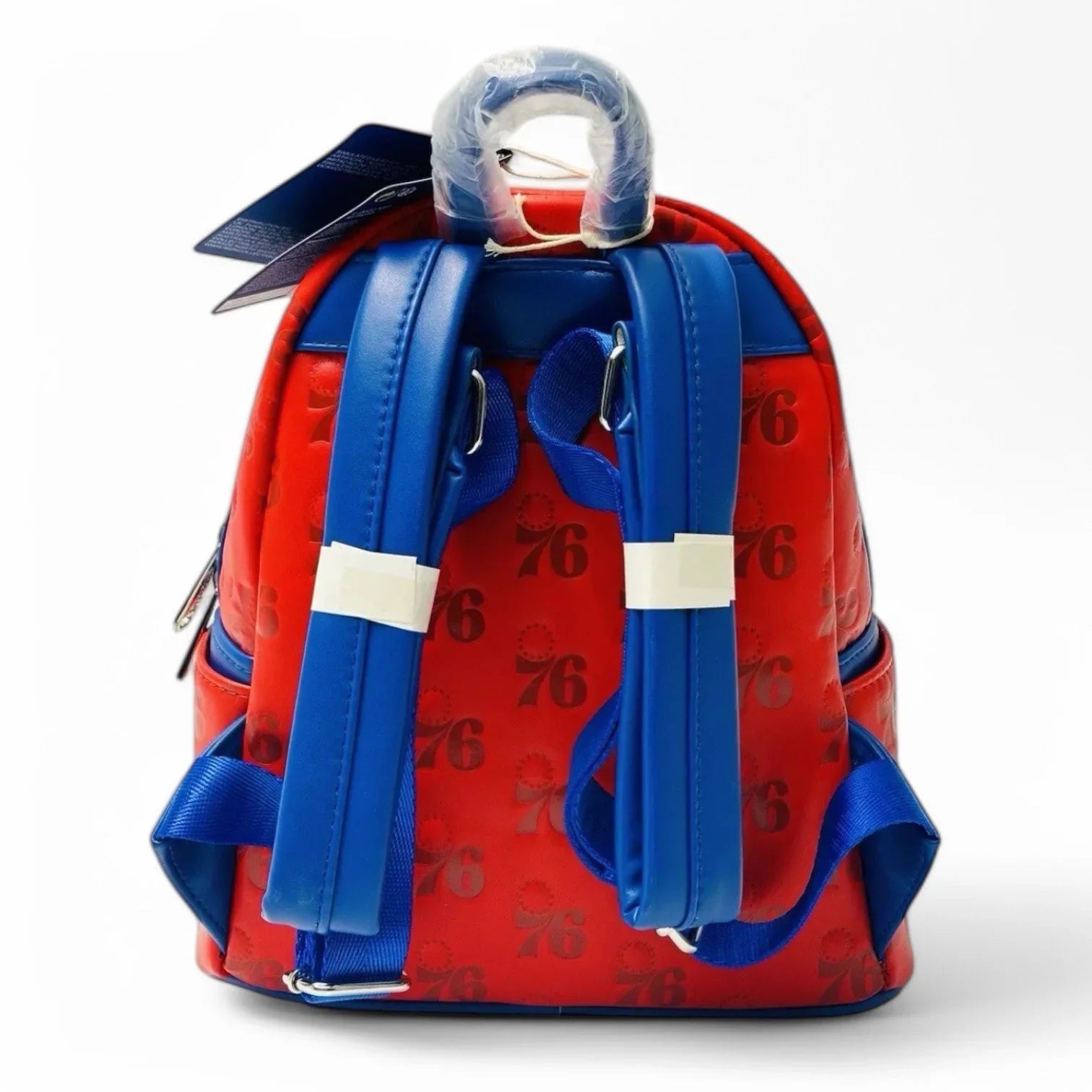 Loungefly NBA Philly Philadelphia 76ers Debossed Logo AOP Mini Backpack New - Trendiez U ♥ 