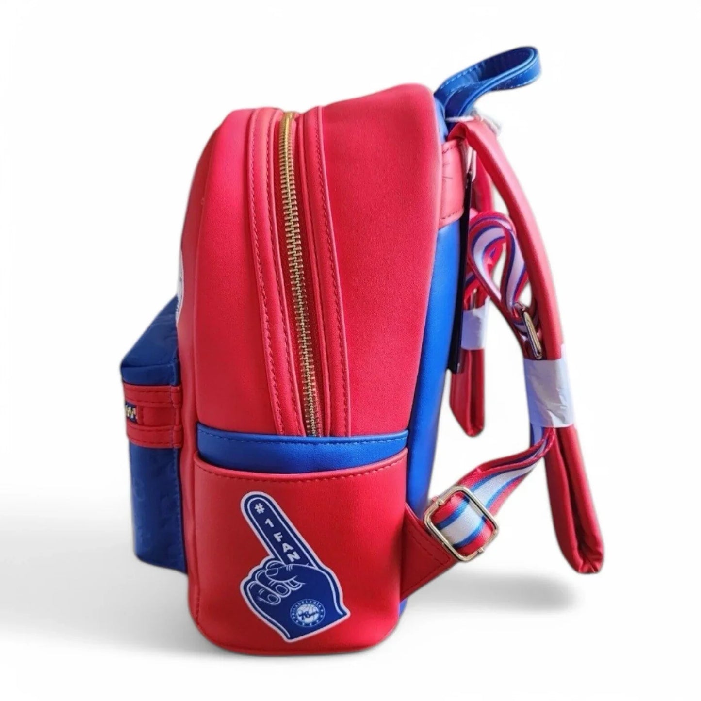 Loungefly Philadelphia 76ers Patches Mini Backpack Debossed Embroidered NEW - Trendiez U ♥ 