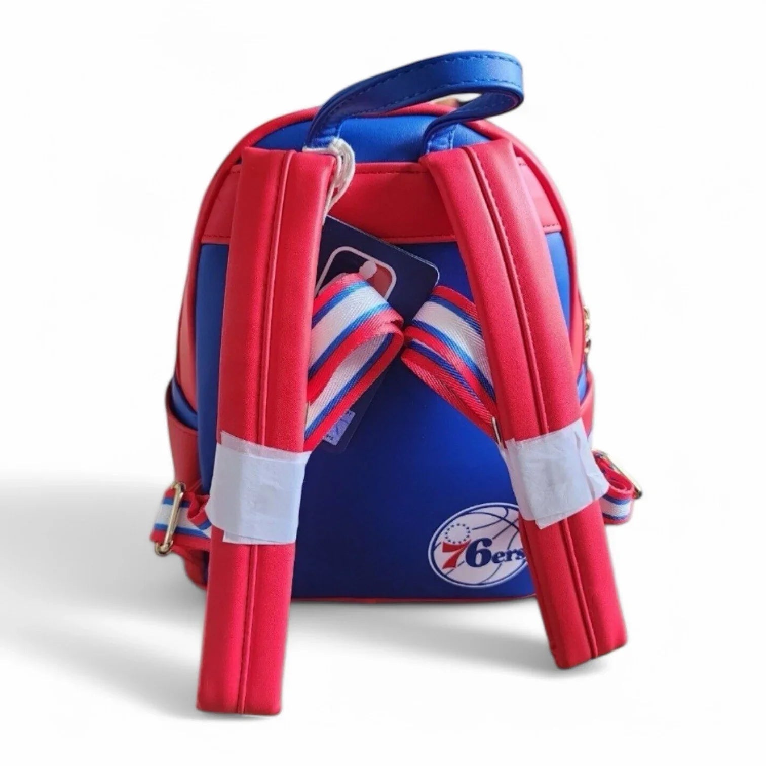 Loungefly Philadelphia 76ers Patches Mini Backpack Debossed Embroidered NEW - Trendiez U ♥ 