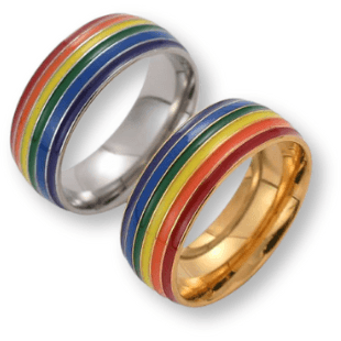 Love is Love Rainbow Rings - Trendiez U ♥ 